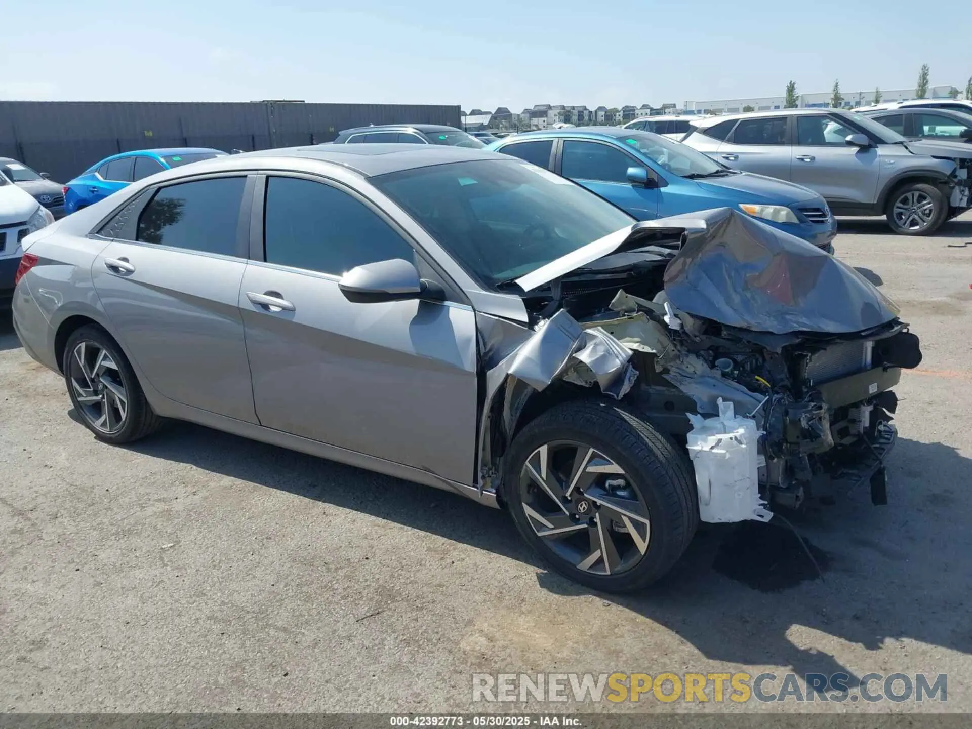 1 Photograph of a damaged car KMHLN4DJ7RU096025 HYUNDAI ELANTRA HYBRID 2024