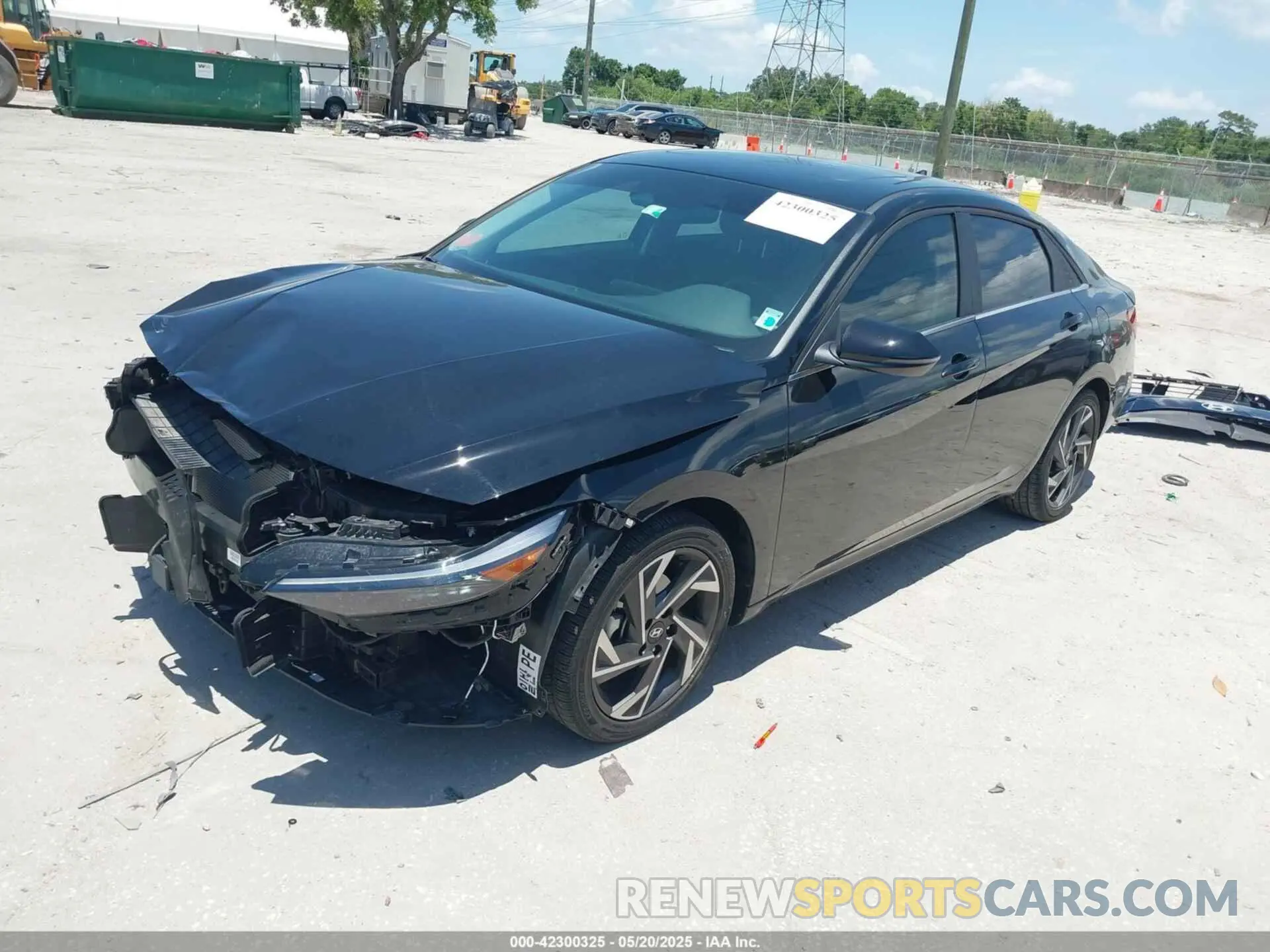 2 Photograph of a damaged car KMHLN4DJ7RU107105 HYUNDAI ELANTRA HYBRID 2024