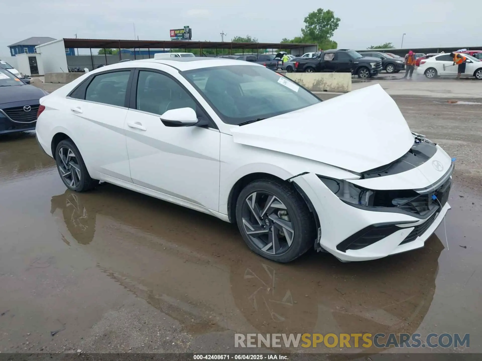 1 Photograph of a damaged car KMHLN4DJ8RU101412 HYUNDAI ELANTRA HYBRID 2024