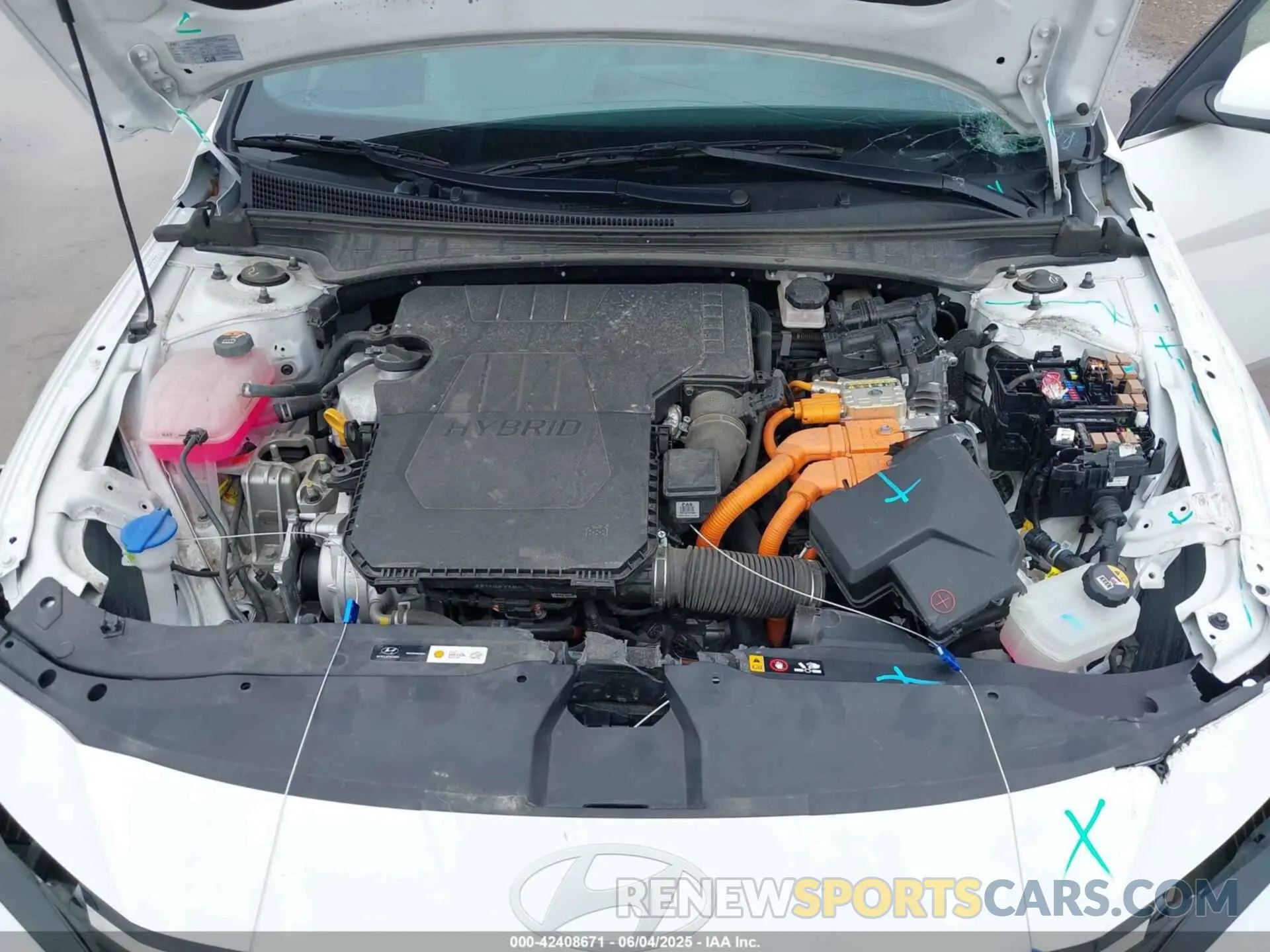 10 Photograph of a damaged car KMHLN4DJ8RU101412 HYUNDAI ELANTRA HYBRID 2024