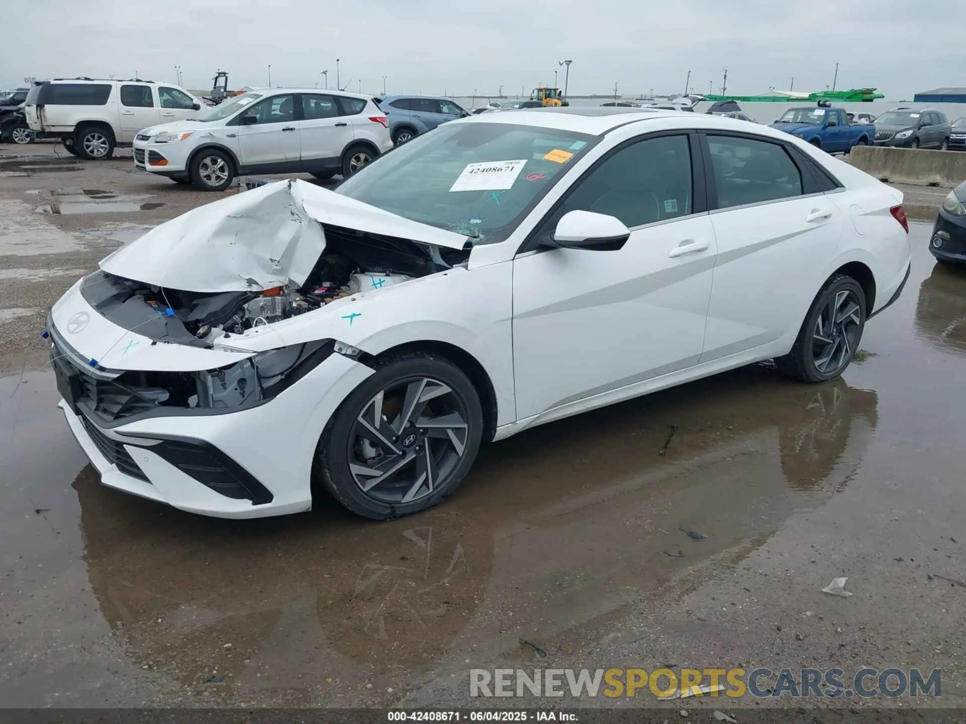 2 Photograph of a damaged car KMHLN4DJ8RU101412 HYUNDAI ELANTRA HYBRID 2024