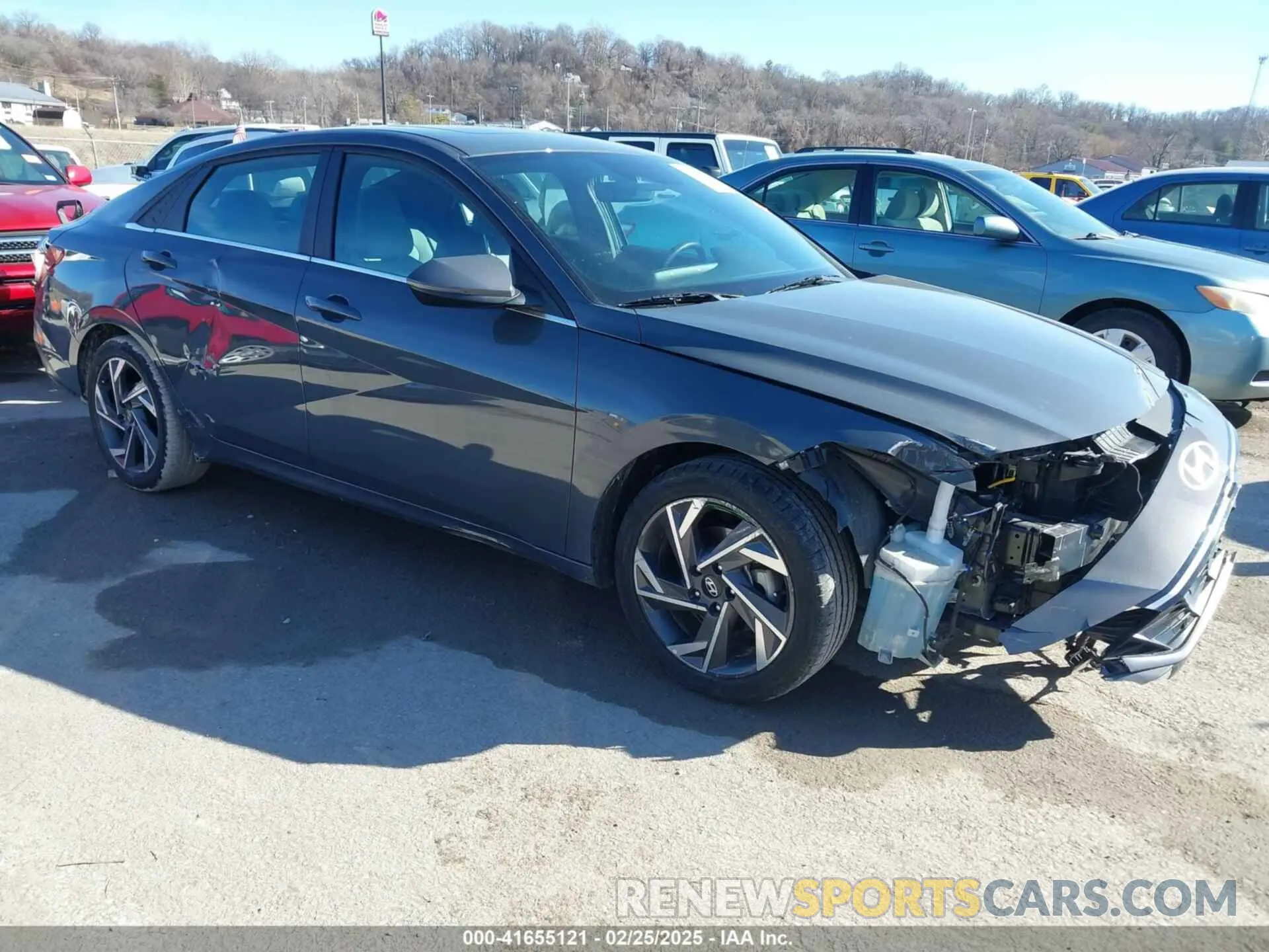 1 Photograph of a damaged car KMHLN4DJ9RU104111 HYUNDAI ELANTRA HYBRID 2024