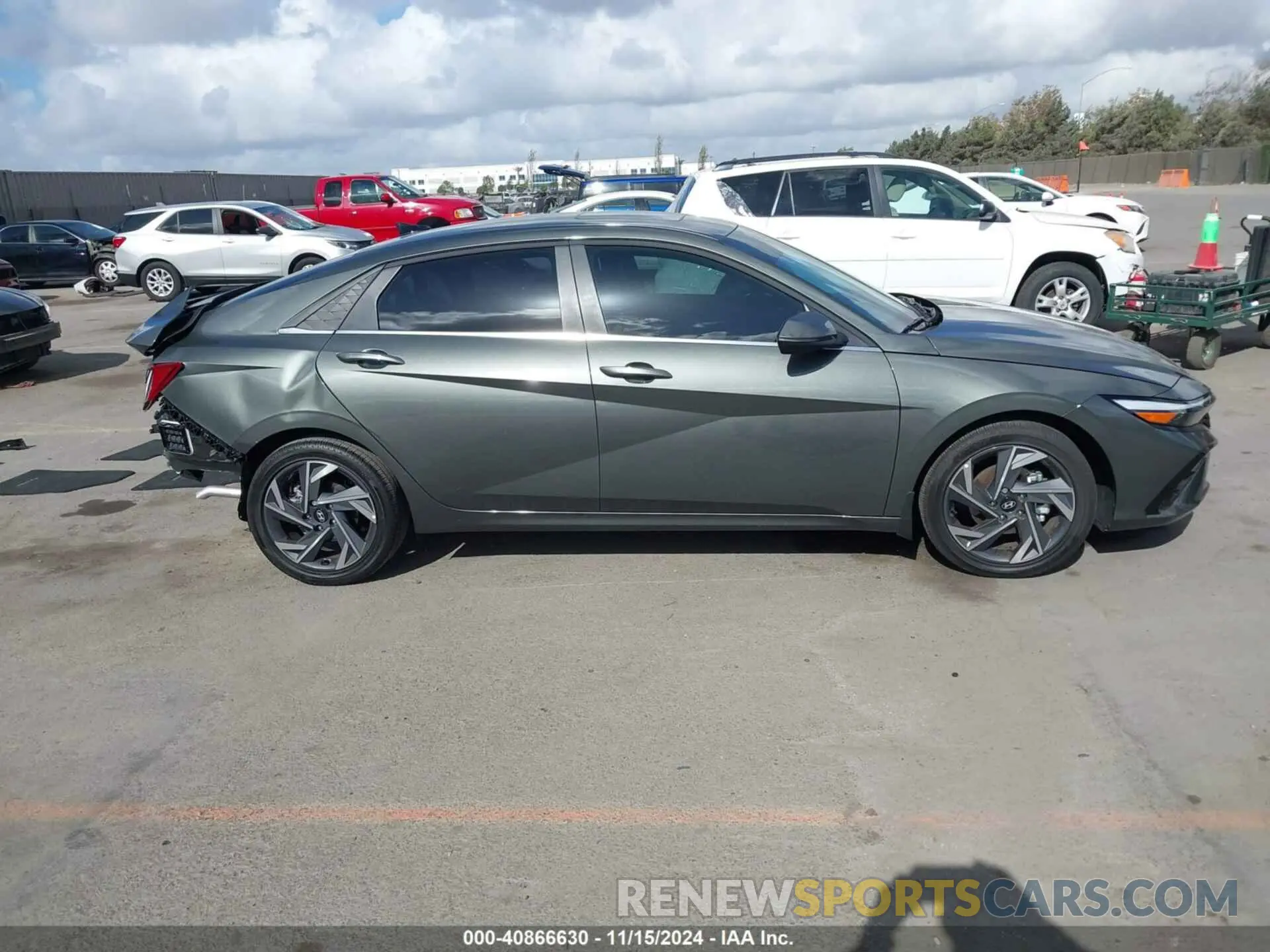 14 Photograph of a damaged car KMHLN4DJ9RU115772 HYUNDAI ELANTRA HYBRID 2024
