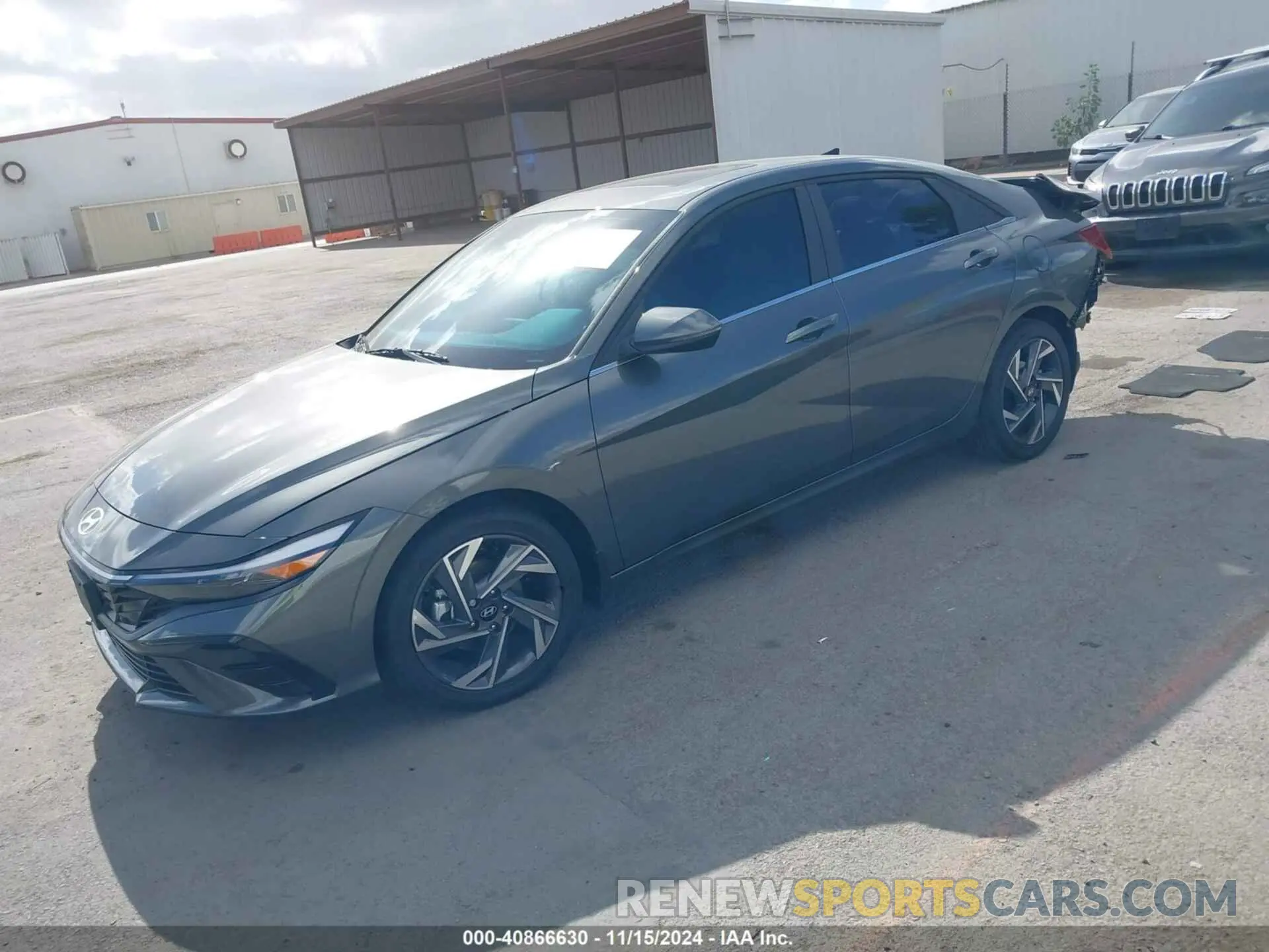 2 Photograph of a damaged car KMHLN4DJ9RU115772 HYUNDAI ELANTRA HYBRID 2024