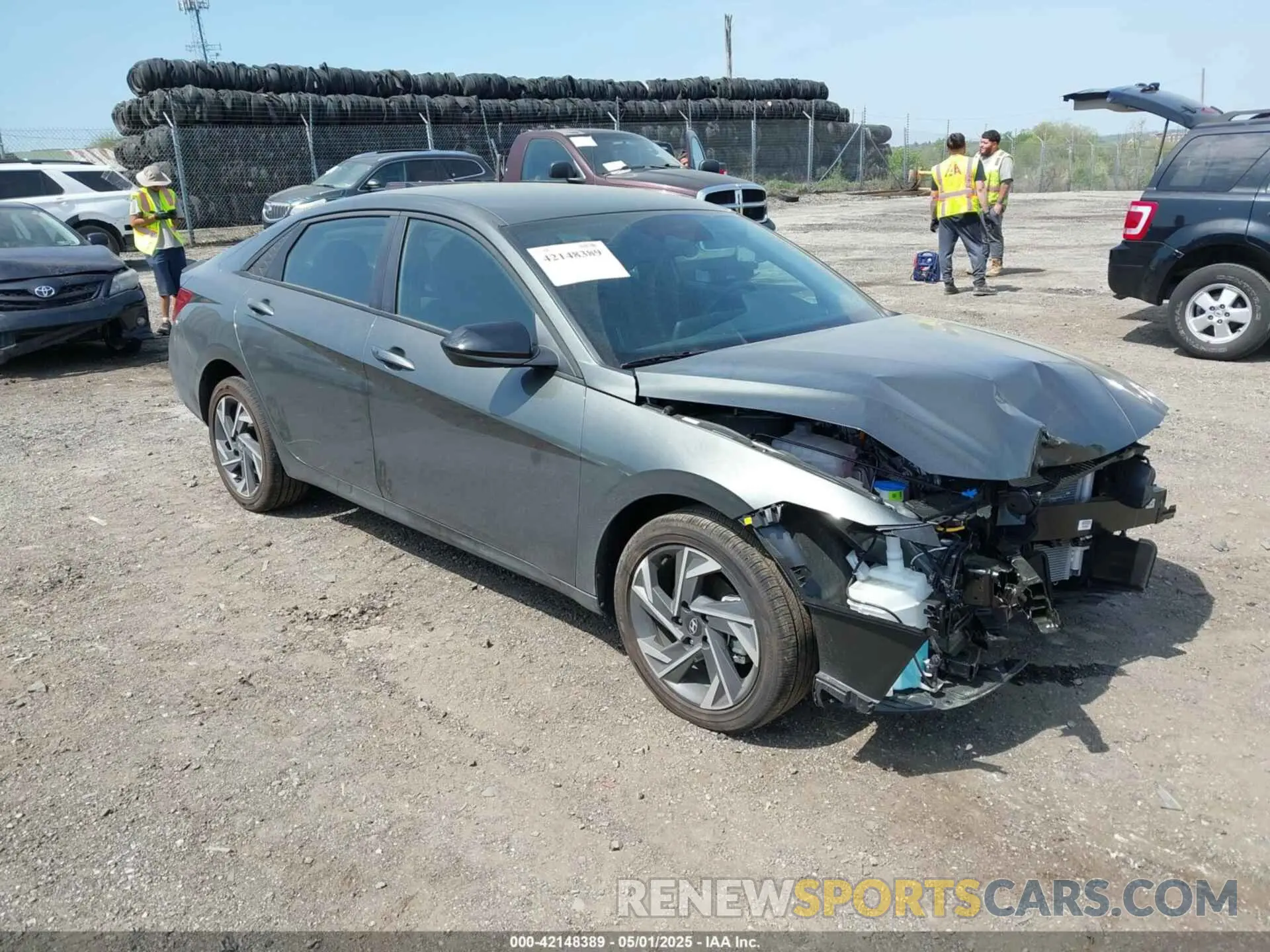 1 Photograph of a damaged car KMHLM4DJ0SU132436 HYUNDAI ELANTRA HYBRID 2025