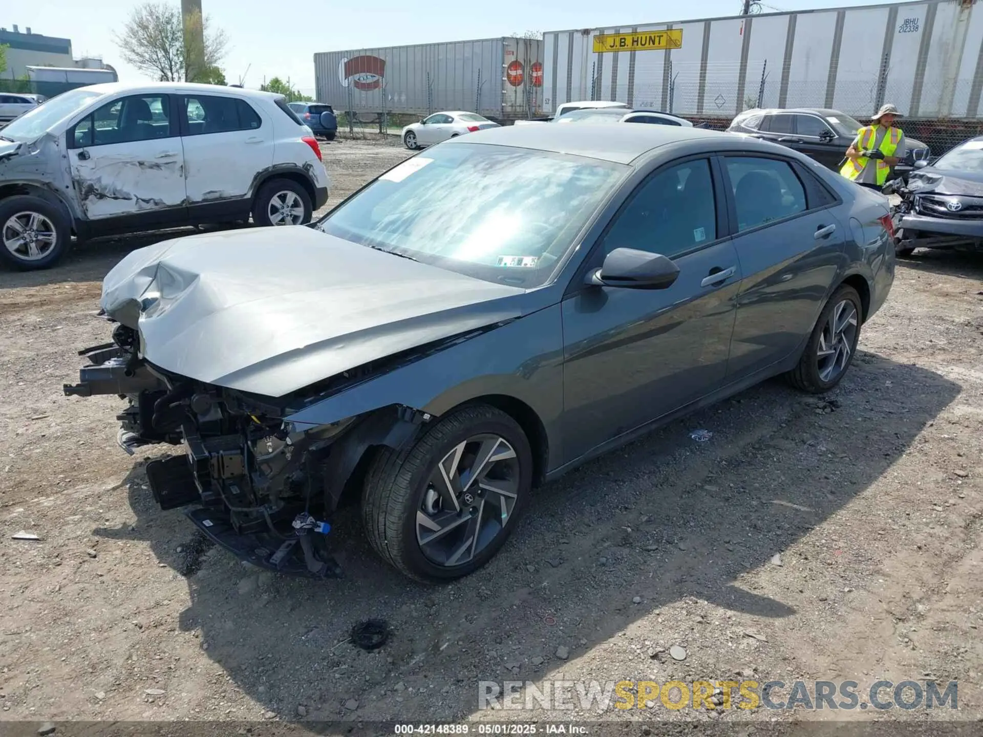 2 Photograph of a damaged car KMHLM4DJ0SU132436 HYUNDAI ELANTRA HYBRID 2025