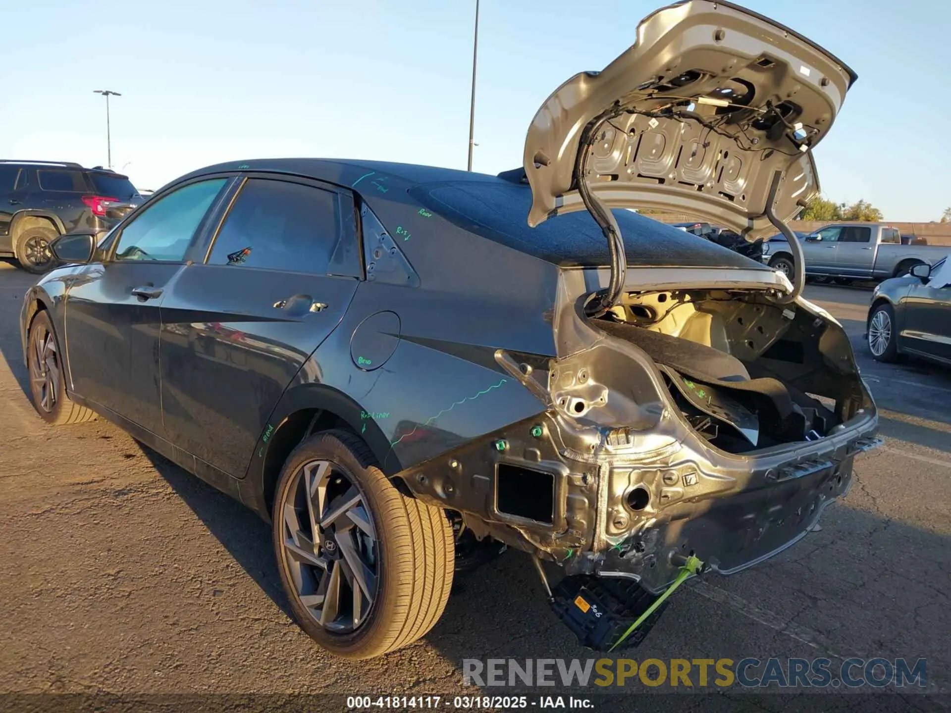 3 Photograph of a damaged car KMHLM4DJ9SU131219 HYUNDAI ELANTRA HYBRID 2025