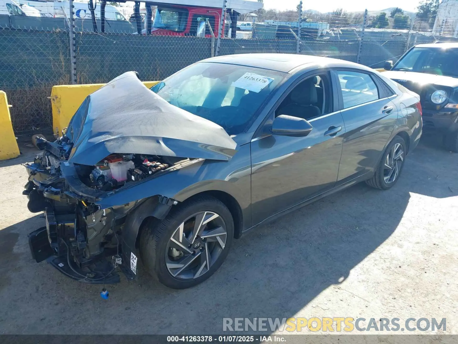 2 Photograph of a damaged car KMHLN4DJ5SU125916 HYUNDAI ELANTRA HYBRID 2025