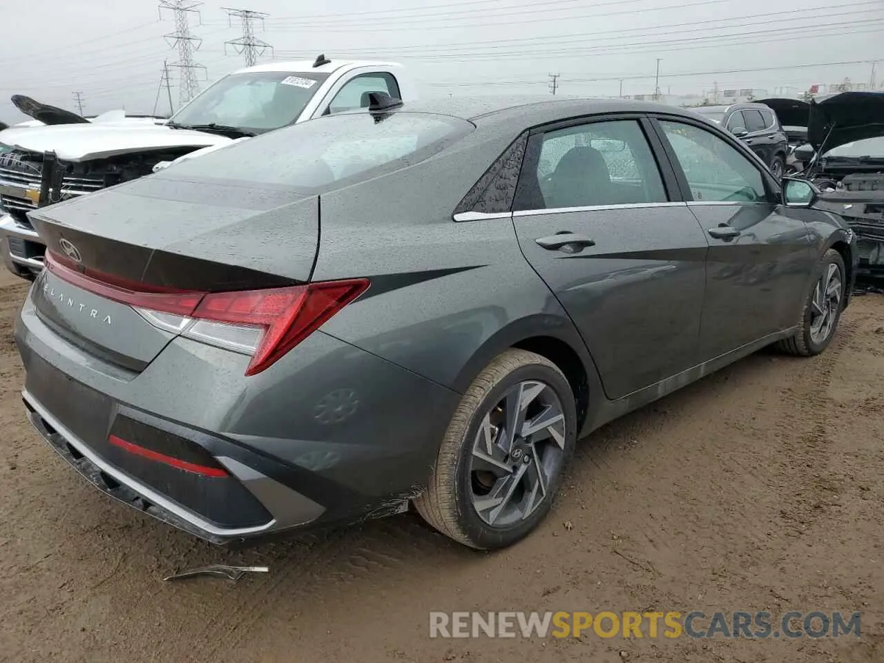 3 Photograph of a damaged car KMHLN4DG3RU847268 HYUNDAI ELANTRA LU 2024
