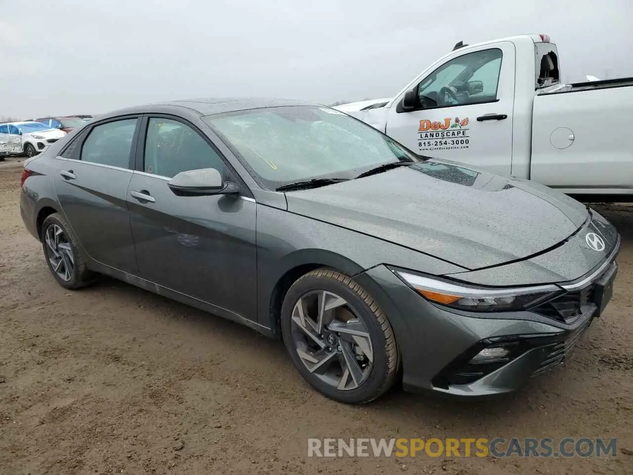 4 Photograph of a damaged car KMHLN4DG3RU847268 HYUNDAI ELANTRA LU 2024