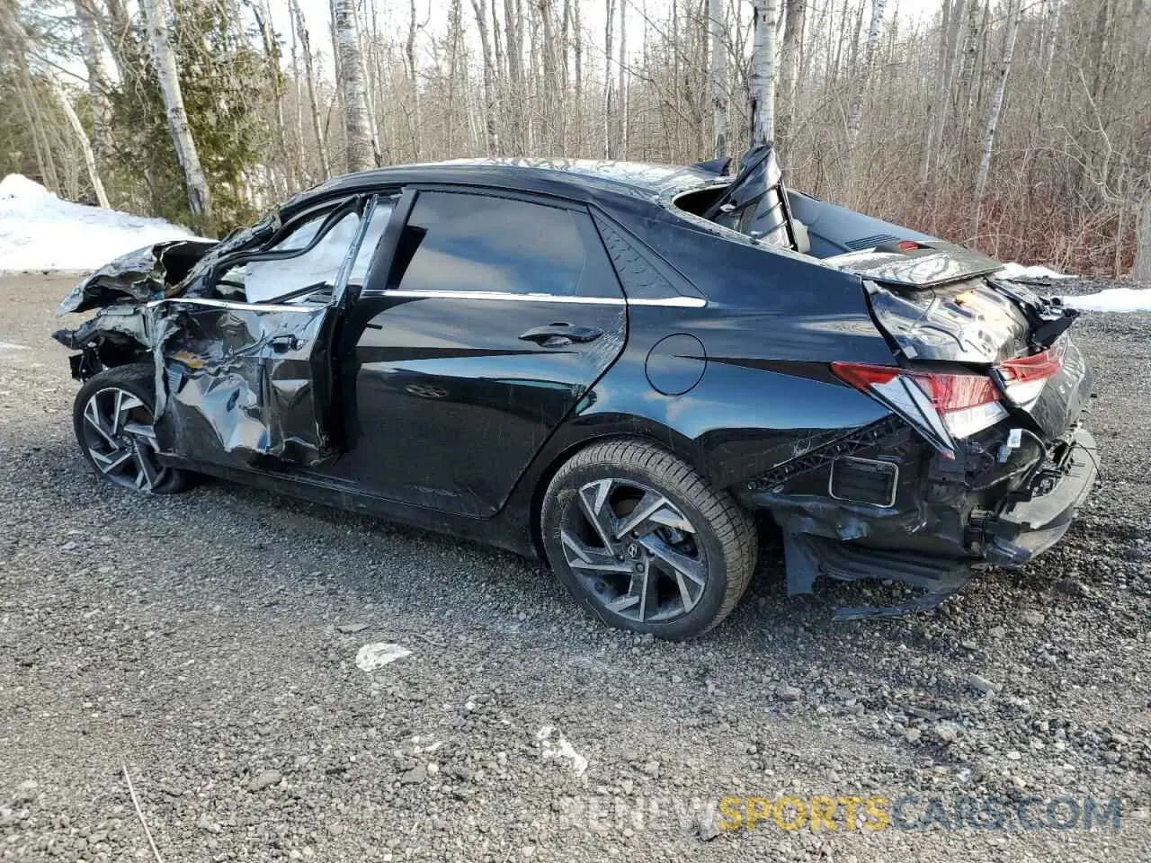 2 Photograph of a damaged car KMHLN4DG4RU823139 HYUNDAI ELANTRA LU 2024