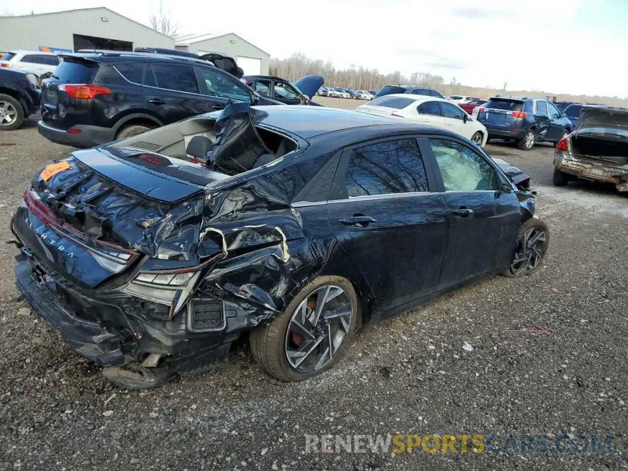 3 Photograph of a damaged car KMHLN4DG4RU823139 HYUNDAI ELANTRA LU 2024