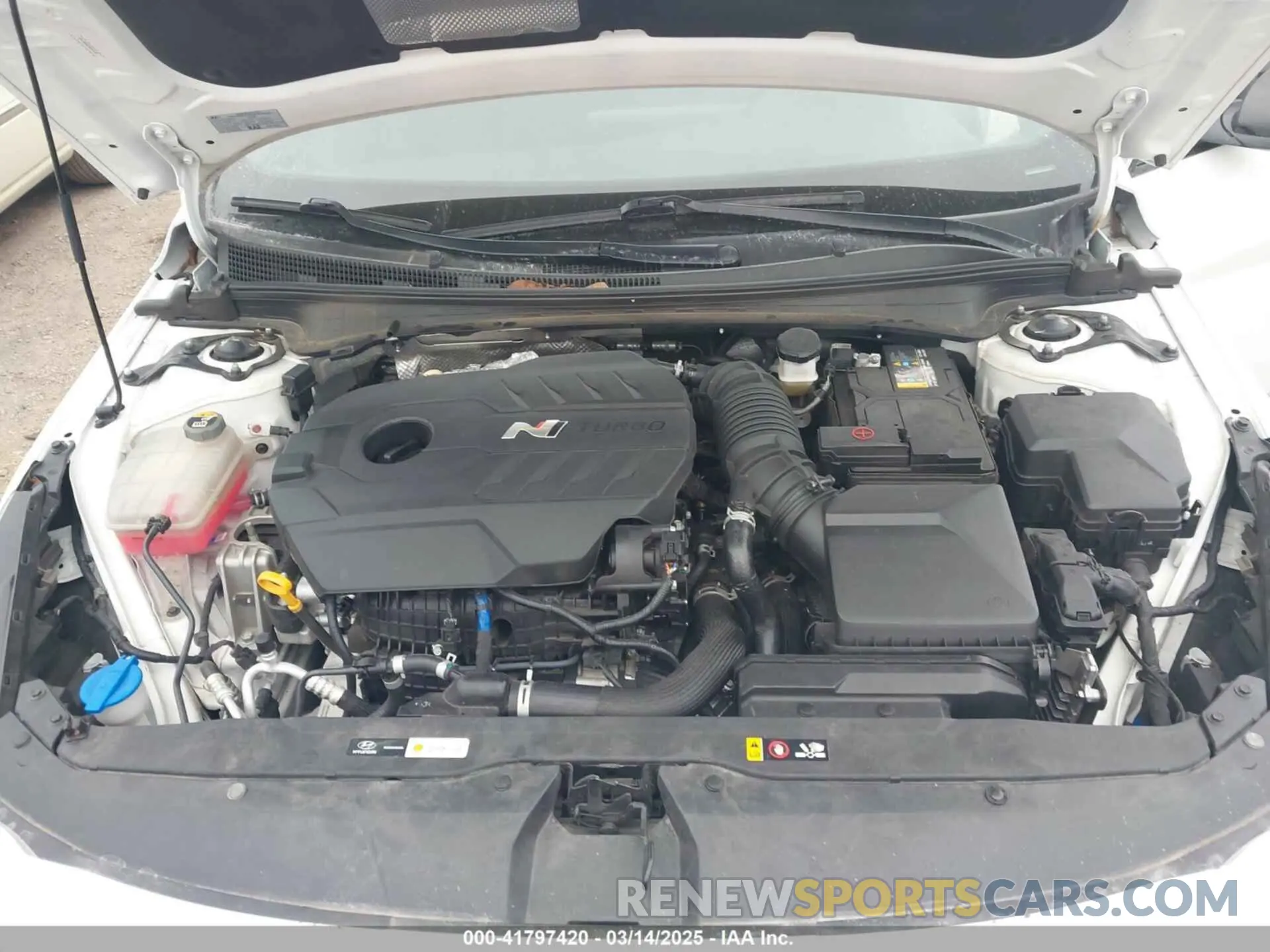 10 Photograph of a damaged car KMHLW4AK2NU001424 HYUNDAI ELANTRA N 2022