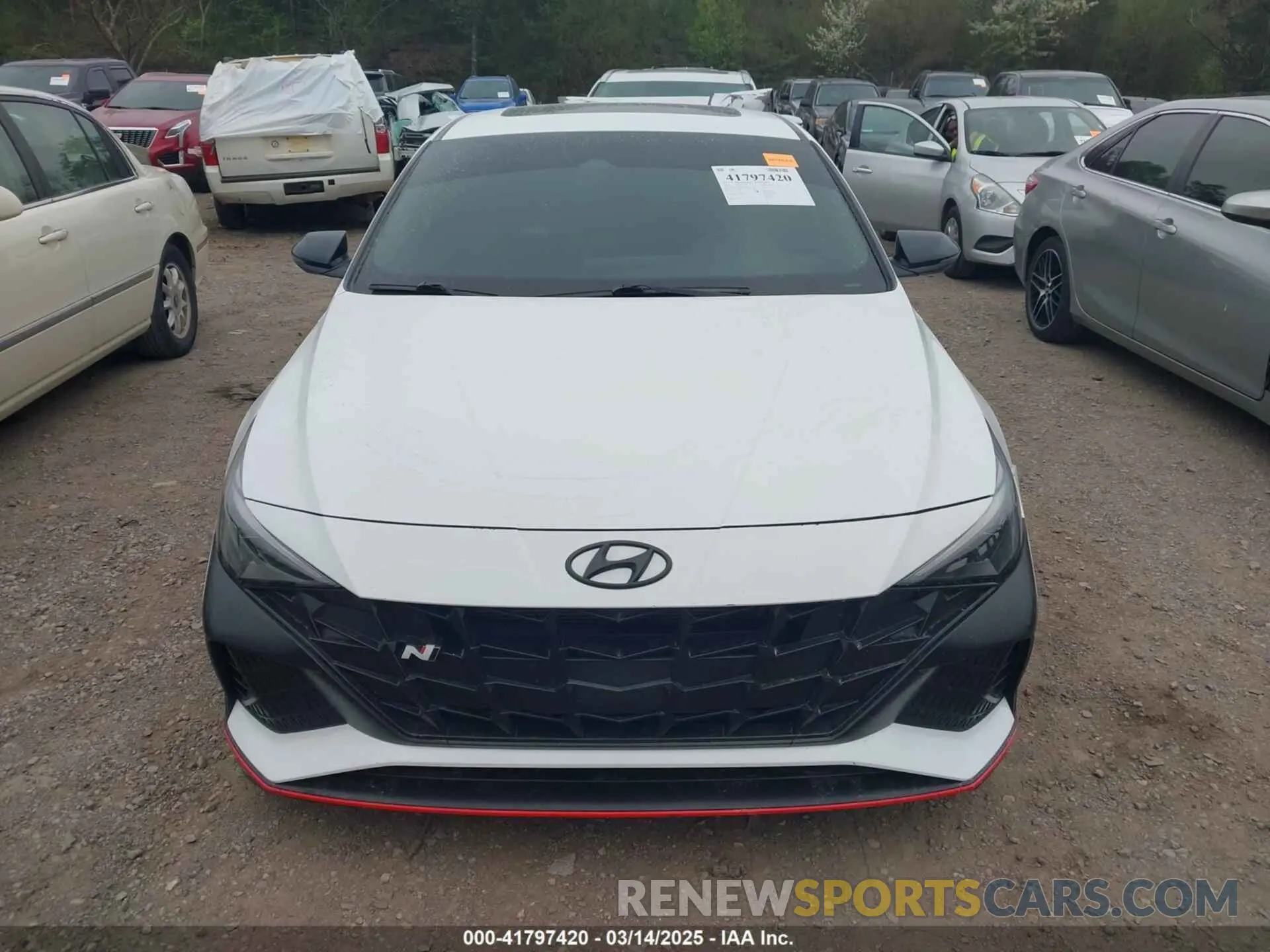12 Photograph of a damaged car KMHLW4AK2NU001424 HYUNDAI ELANTRA N 2022