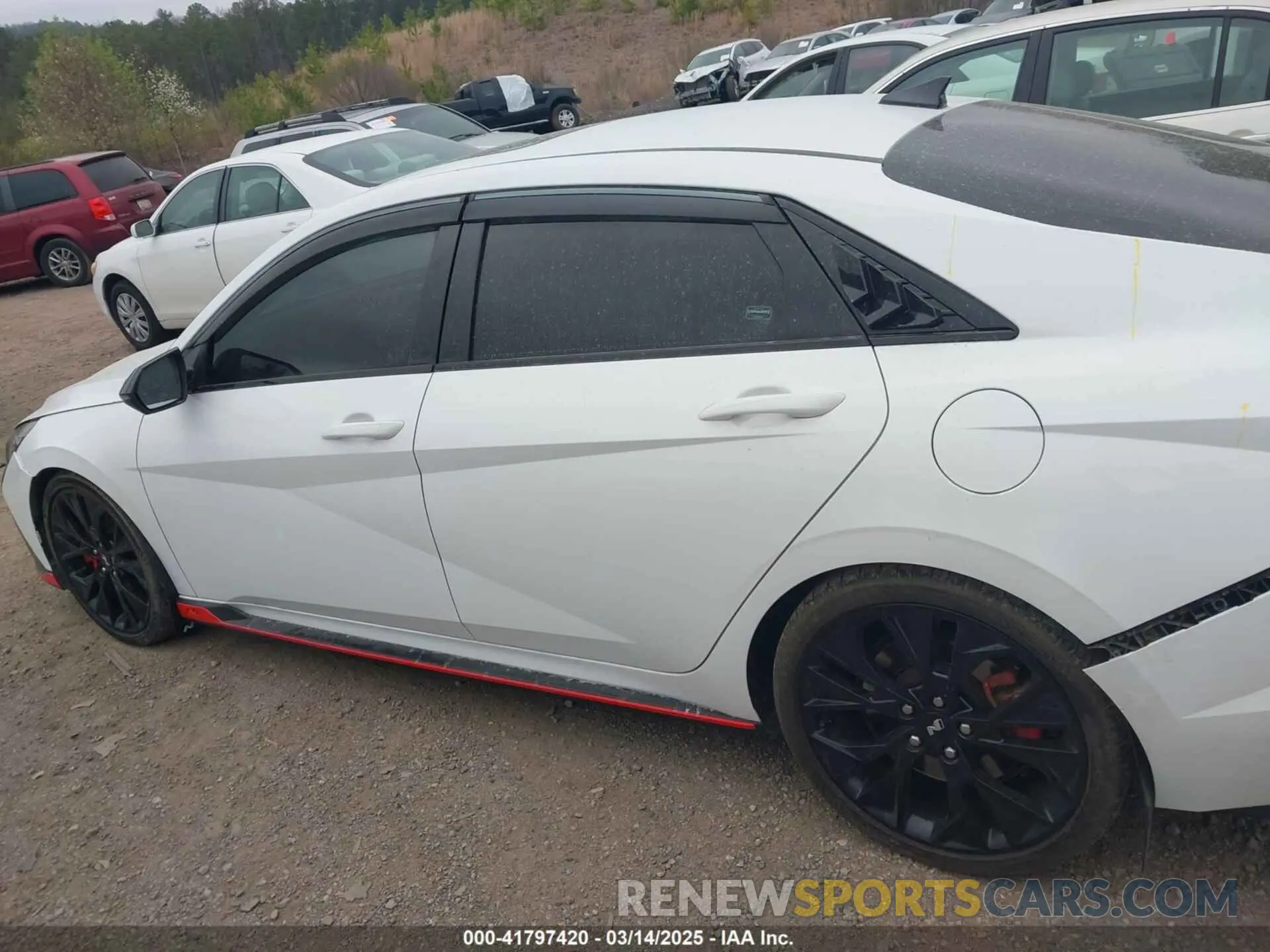 14 Photograph of a damaged car KMHLW4AK2NU001424 HYUNDAI ELANTRA N 2022