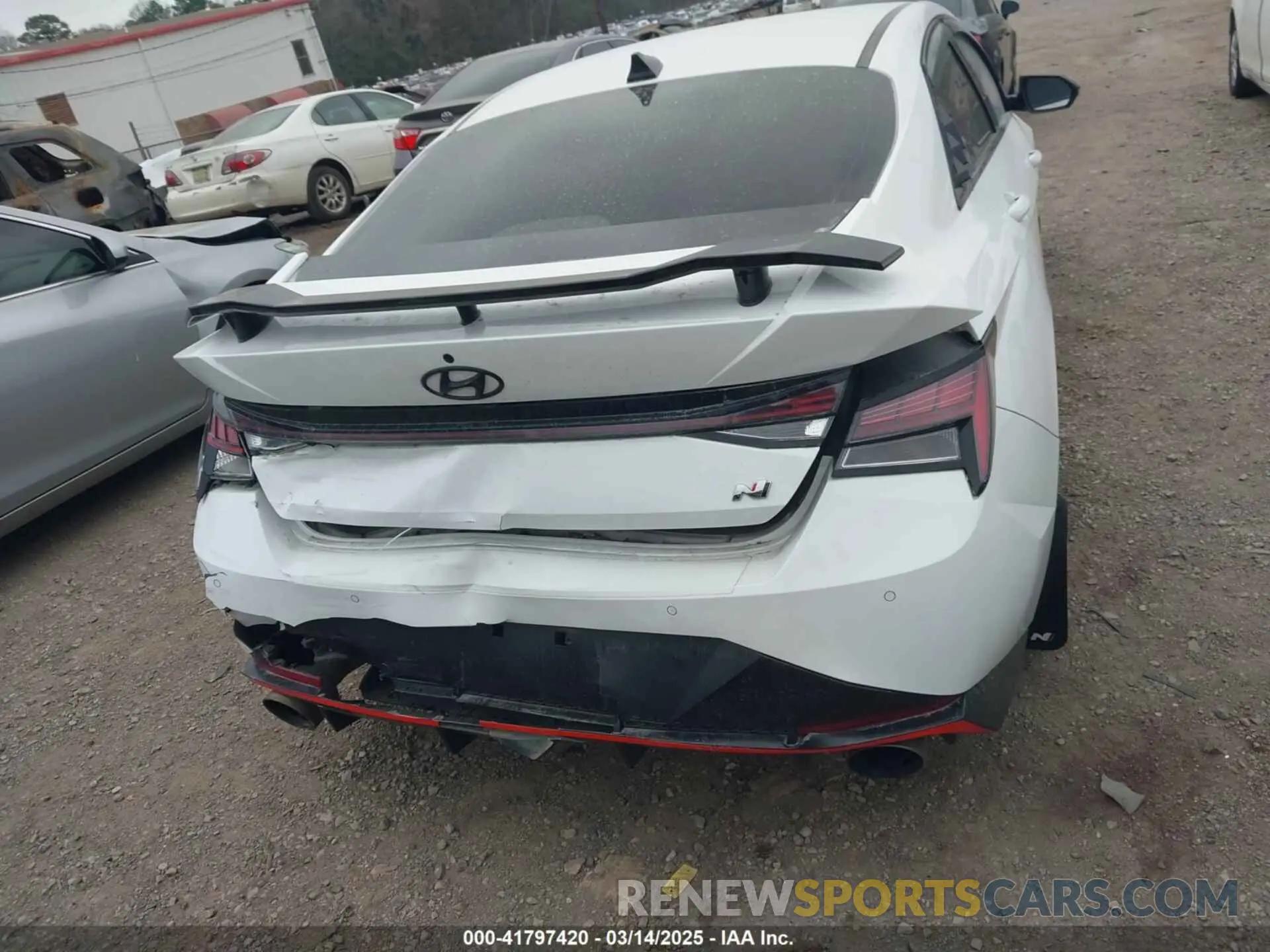 16 Photograph of a damaged car KMHLW4AK2NU001424 HYUNDAI ELANTRA N 2022