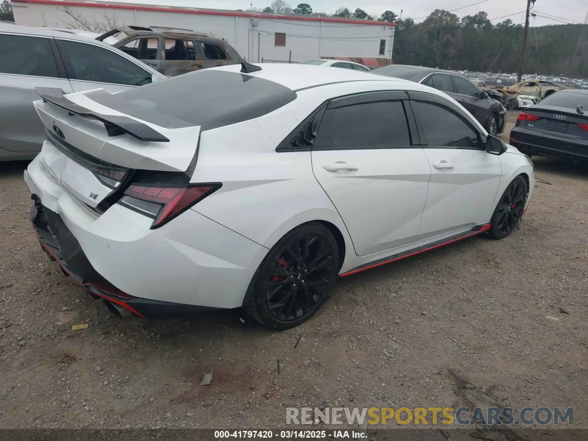4 Photograph of a damaged car KMHLW4AK2NU001424 HYUNDAI ELANTRA N 2022