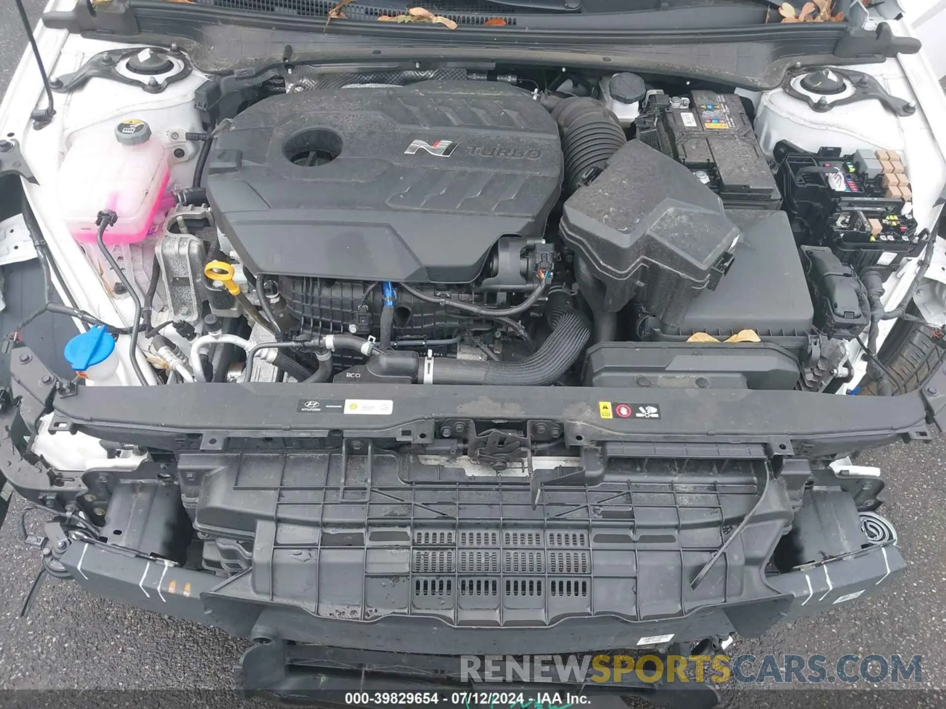10 Photograph of a damaged car KMHLW4AK3NU005675 HYUNDAI ELANTRA N 2022