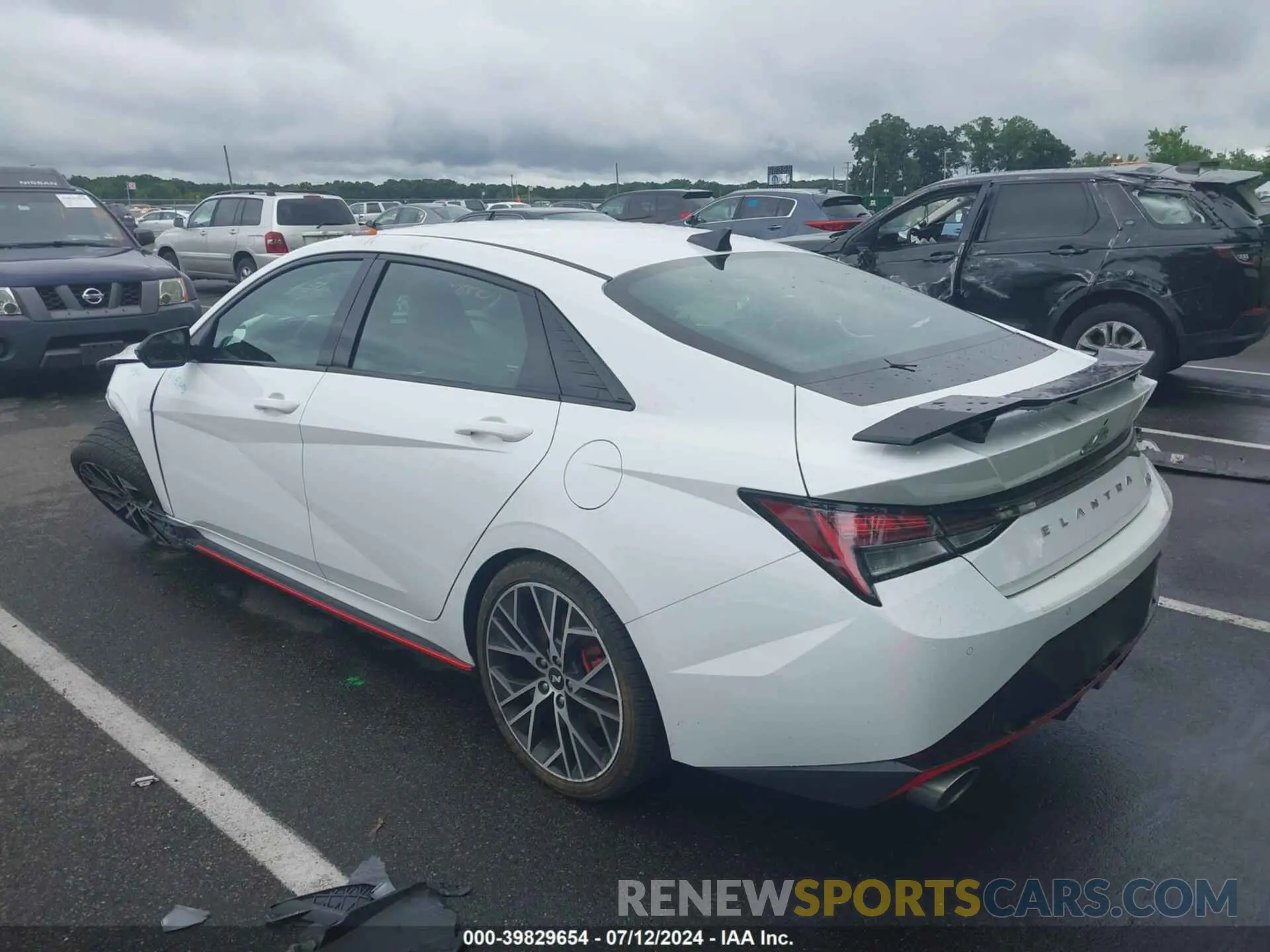 3 Photograph of a damaged car KMHLW4AK3NU005675 HYUNDAI ELANTRA N 2022