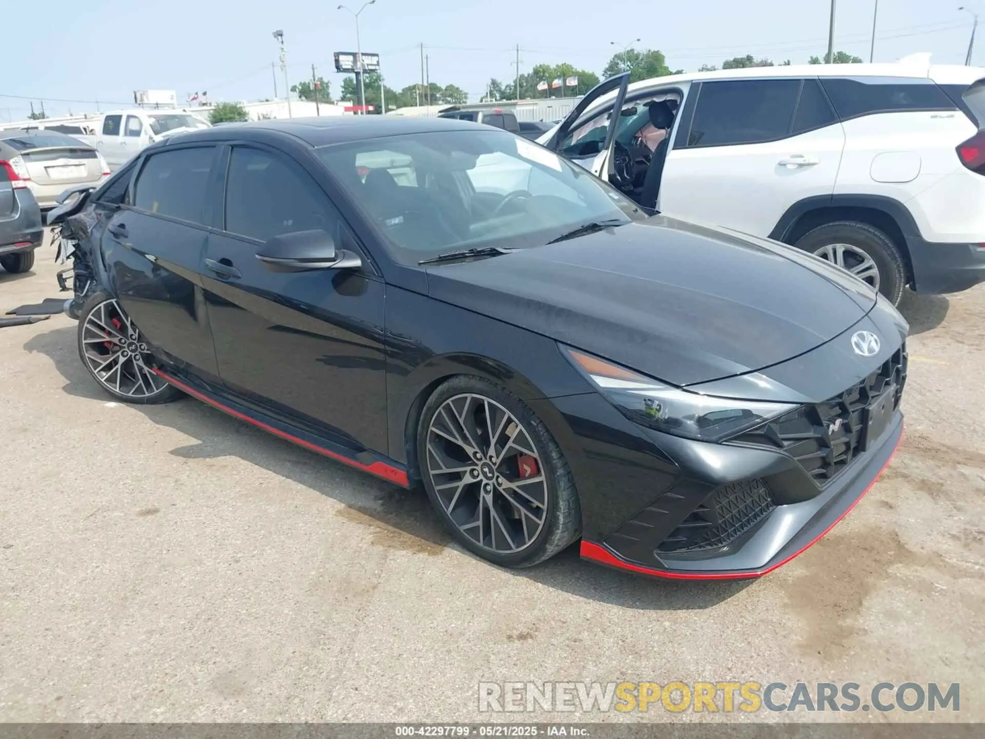 1 Photograph of a damaged car KMHLW4AK6NU005962 HYUNDAI ELANTRA N 2022