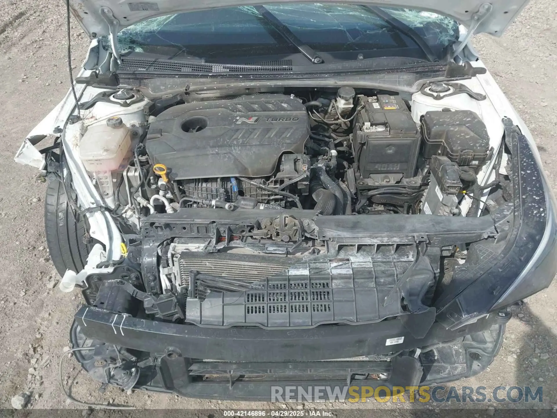 10 Photograph of a damaged car KMHLW4AK8NU007695 HYUNDAI ELANTRA N 2022