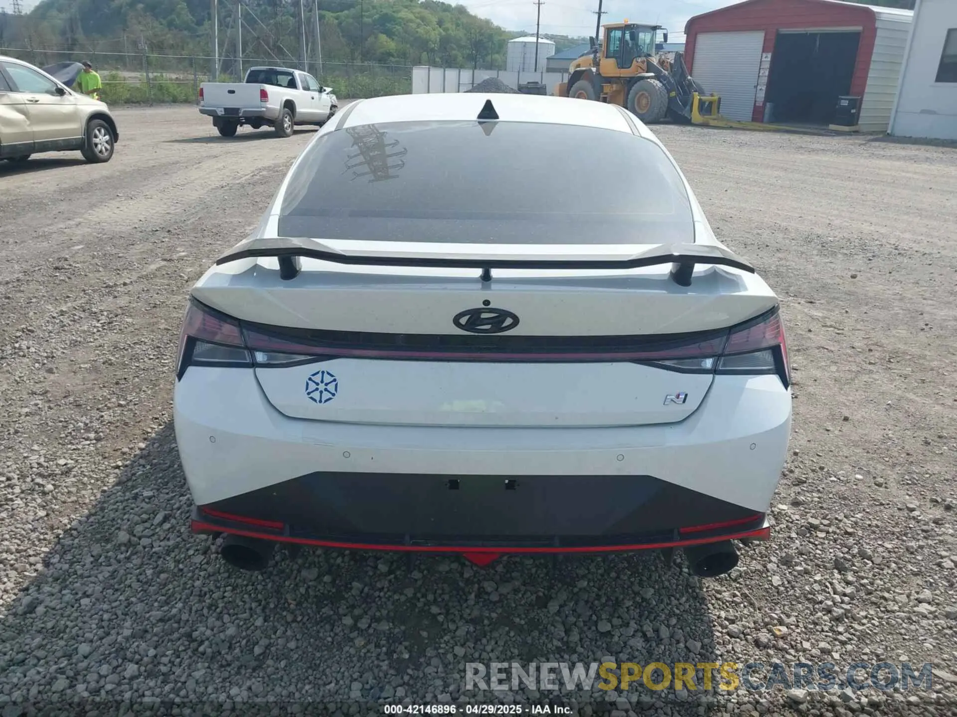 17 Photograph of a damaged car KMHLW4AK8NU007695 HYUNDAI ELANTRA N 2022