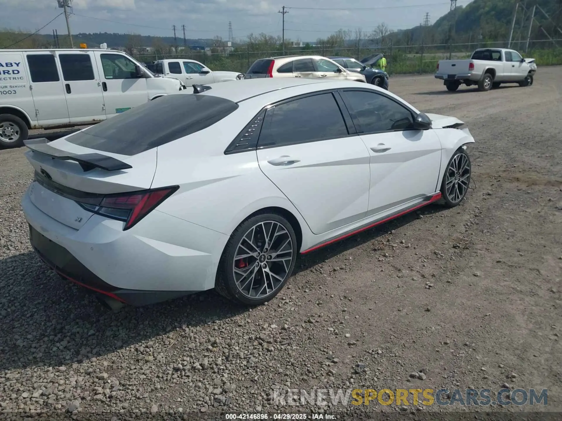 4 Photograph of a damaged car KMHLW4AK8NU007695 HYUNDAI ELANTRA N 2022