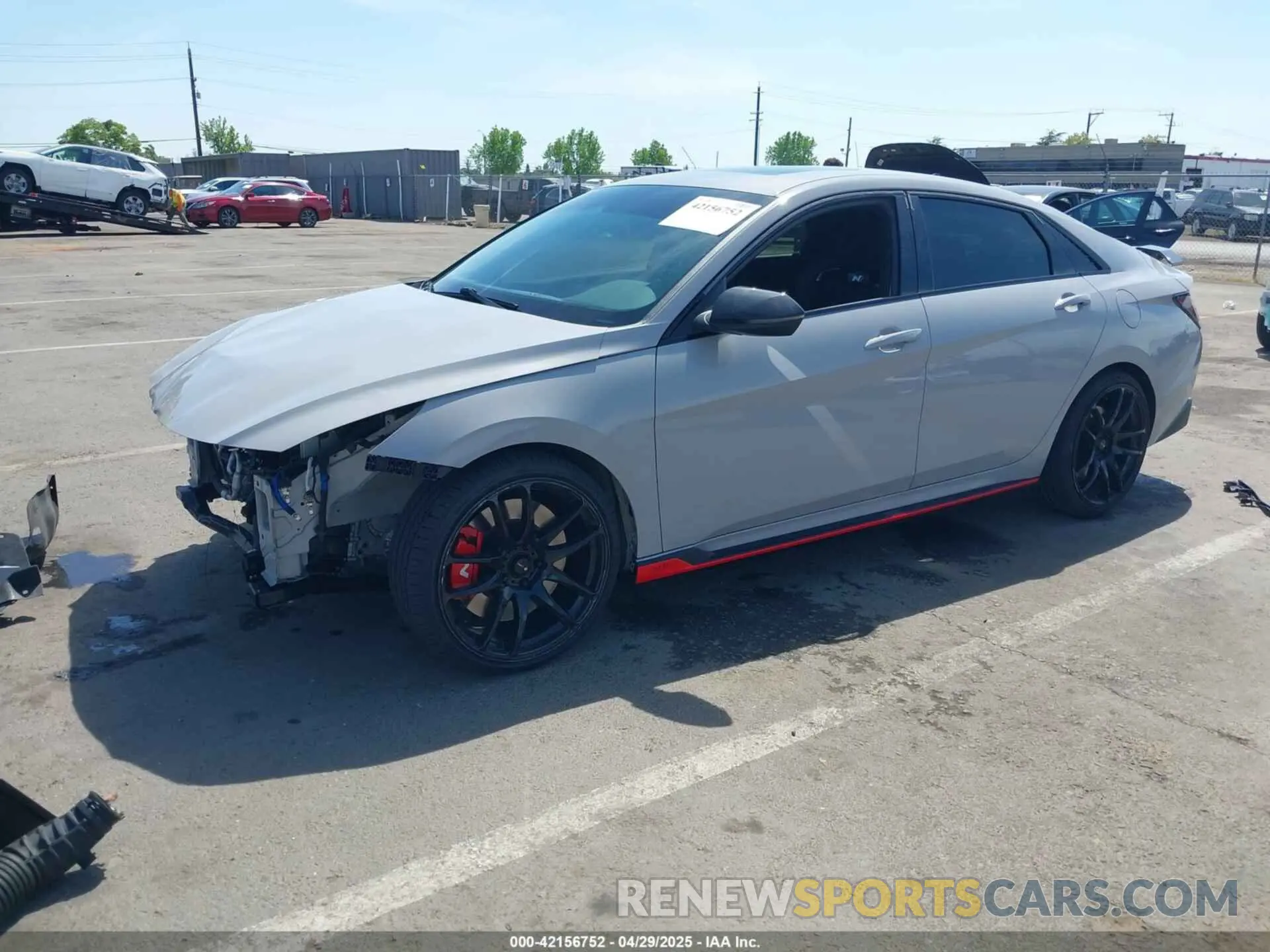 2 Photograph of a damaged car KMHLW4AK9NU008435 HYUNDAI ELANTRA N 2022