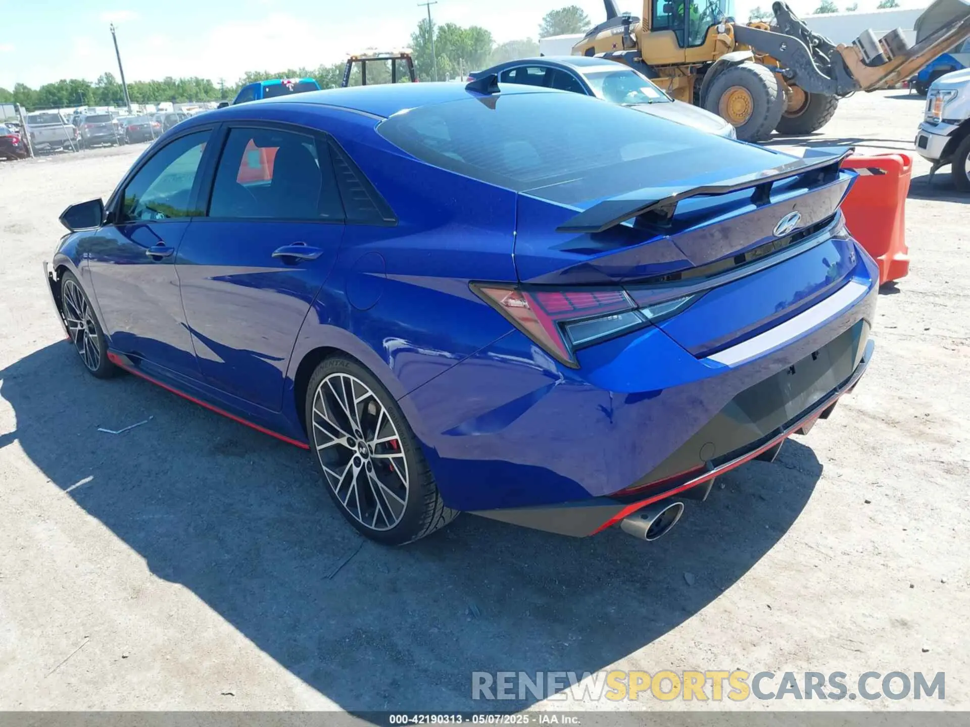 3 Photograph of a damaged car KMHLW4AKXNU004491 HYUNDAI ELANTRA N 2022
