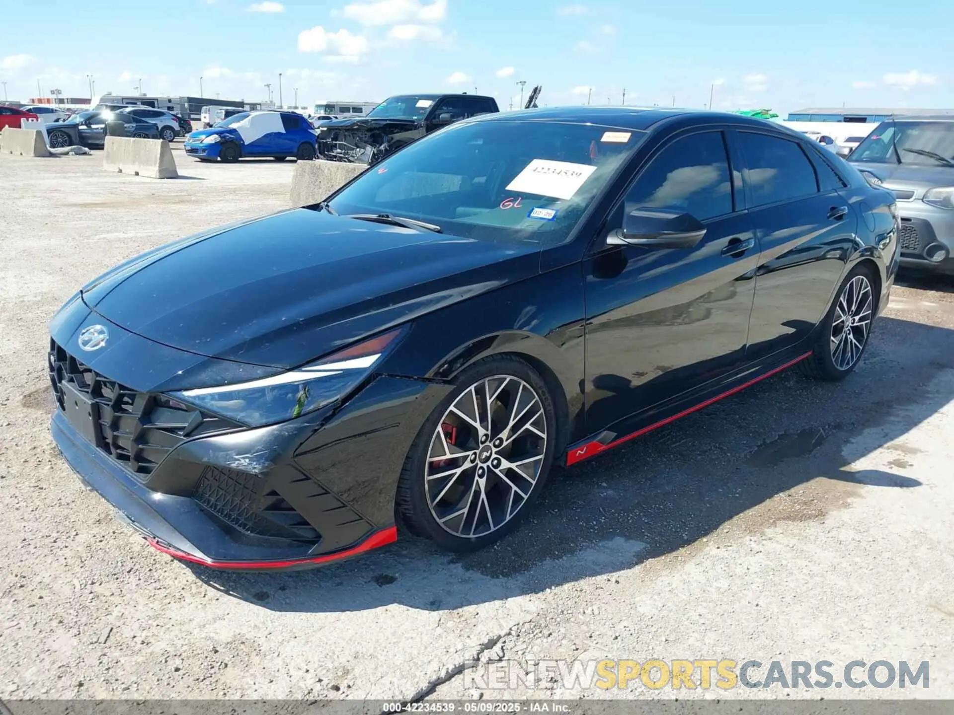2 Photograph of a damaged car KMHLW4AK2PU009610 HYUNDAI ELANTRA N 2023
