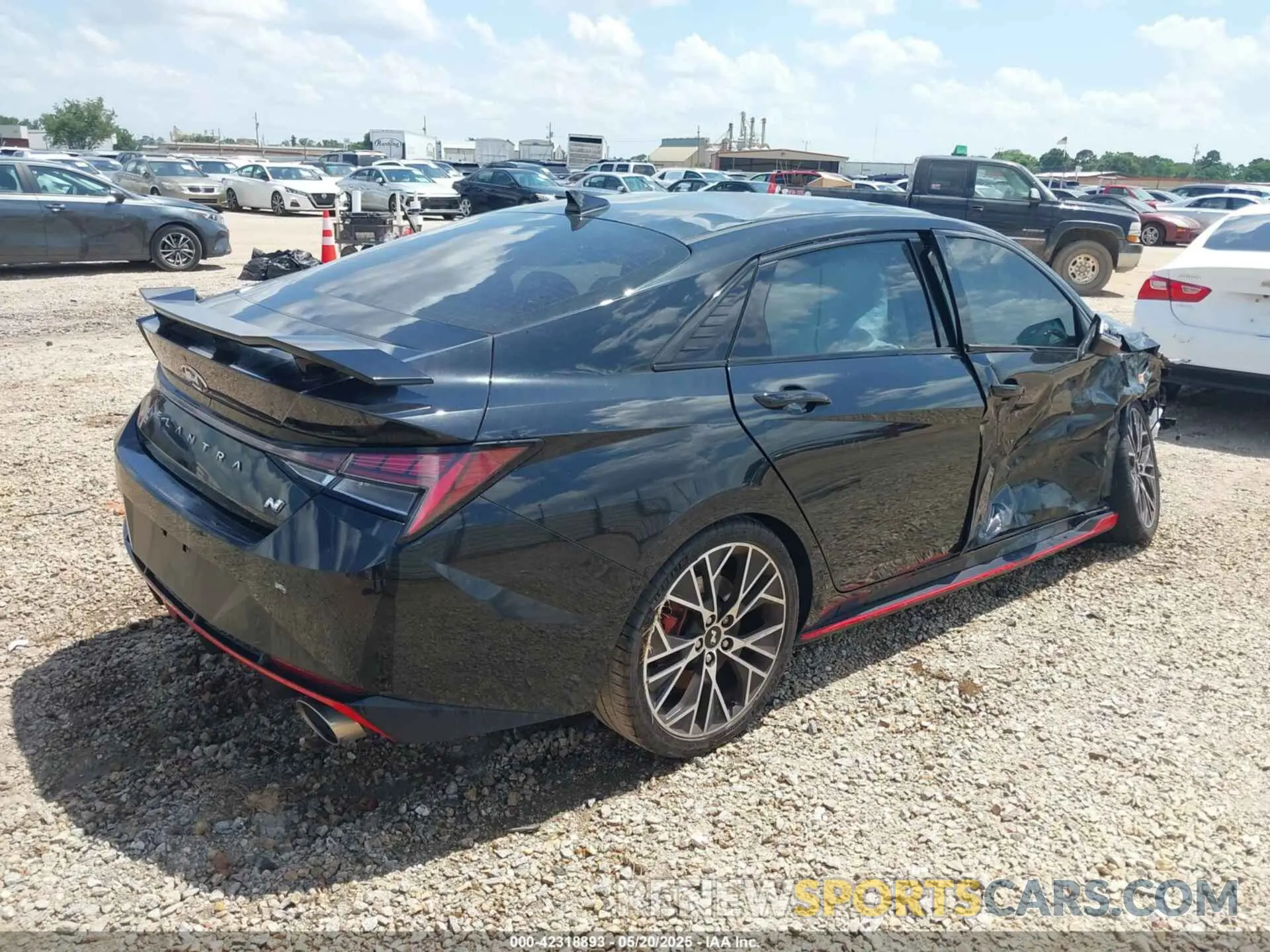 4 Photograph of a damaged car KMHLW4AK5PU010217 HYUNDAI ELANTRA N 2023