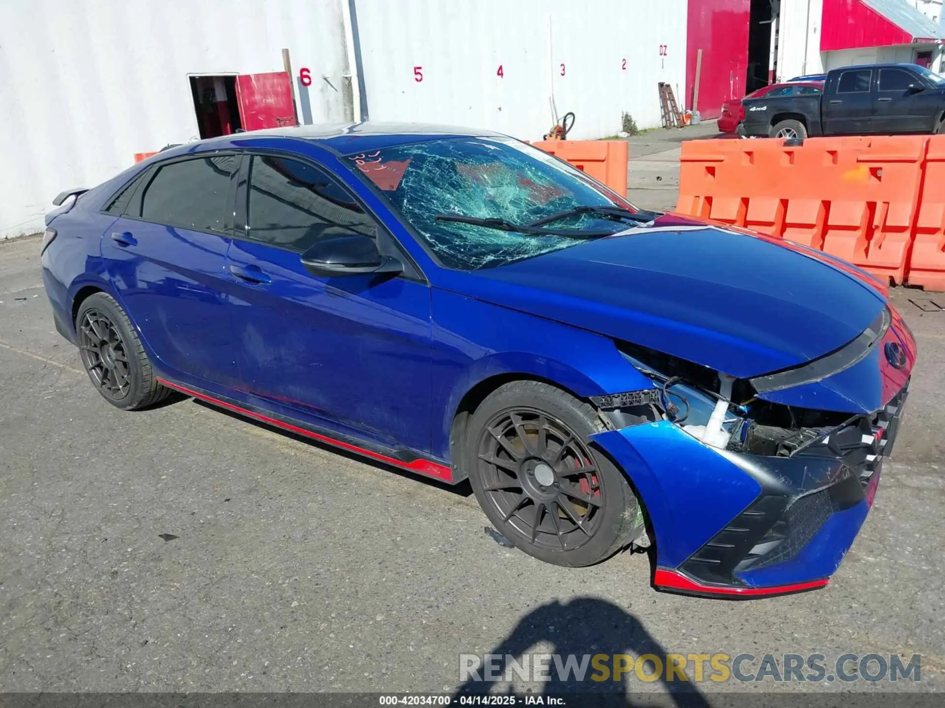 1 Photograph of a damaged car KMHLW4AK5PU010766 HYUNDAI ELANTRA N 2023