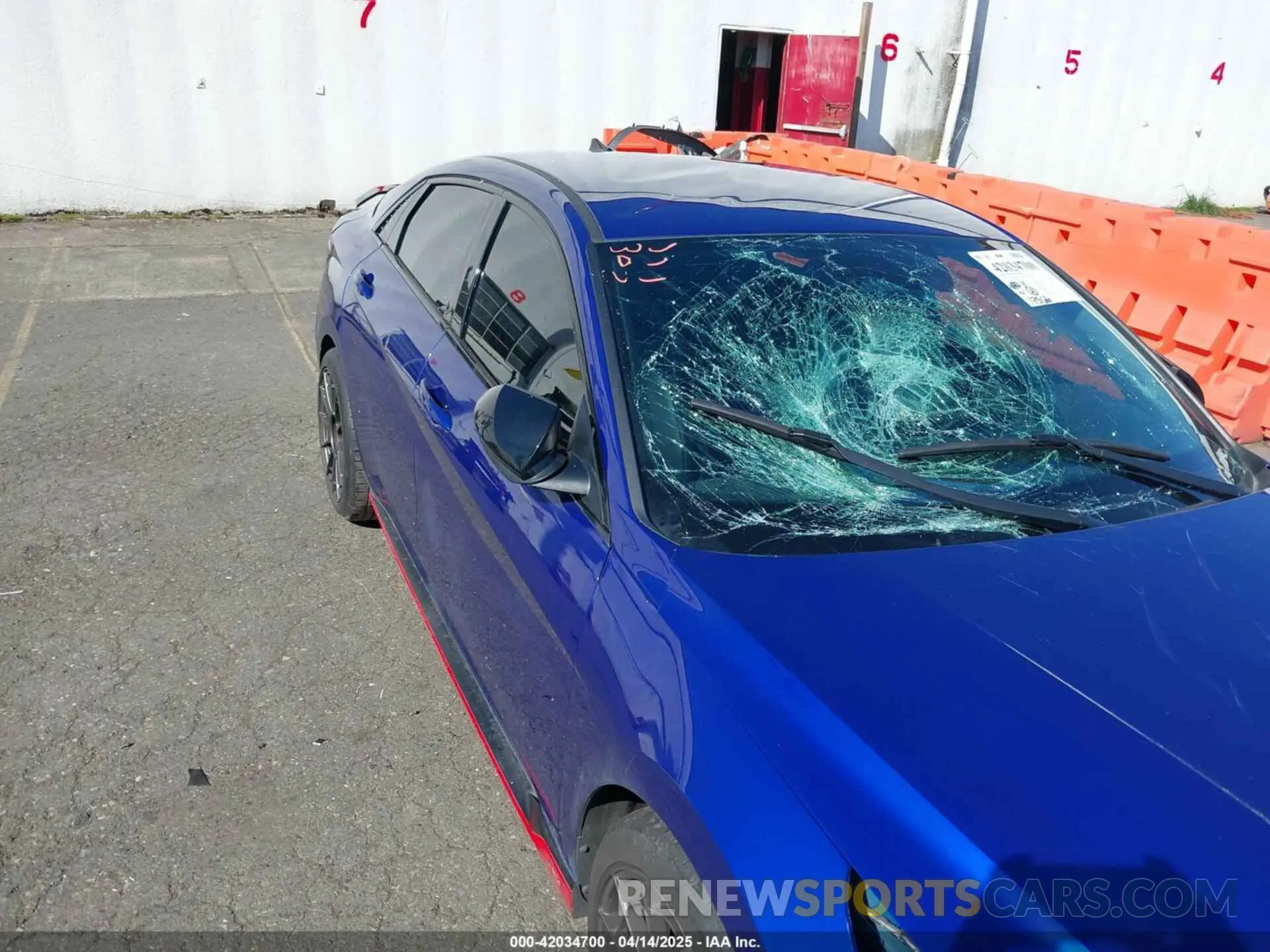 14 Photograph of a damaged car KMHLW4AK5PU010766 HYUNDAI ELANTRA N 2023