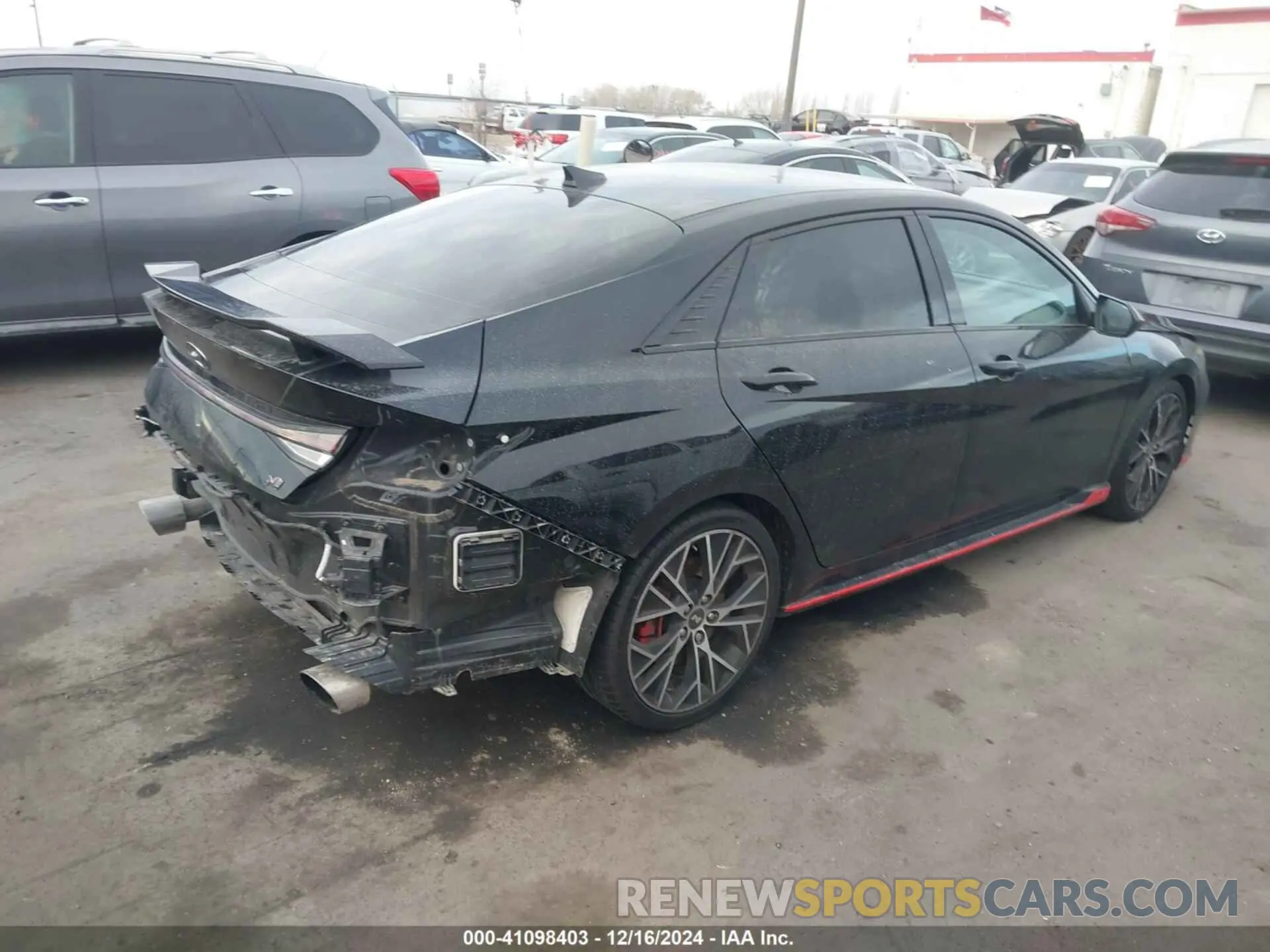 4 Photograph of a damaged car KMHLW4AK6PU013630 HYUNDAI ELANTRA N 2023