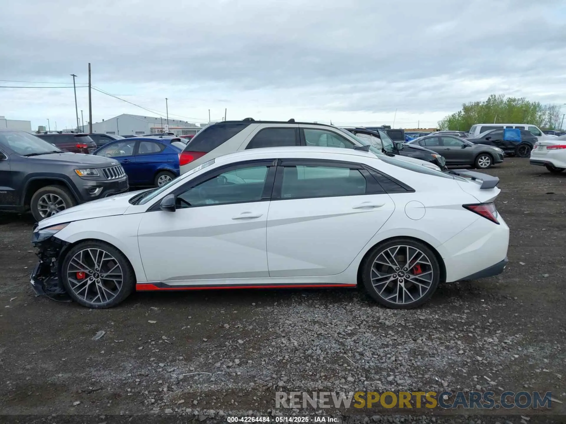 14 Photograph of a damaged car KMHLW4AK7PU013880 HYUNDAI ELANTRA N 2023