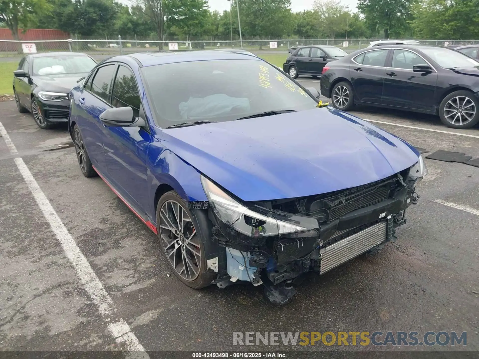 1 Photograph of a damaged car KMHLW4AK7PU014012 HYUNDAI ELANTRA N 2023