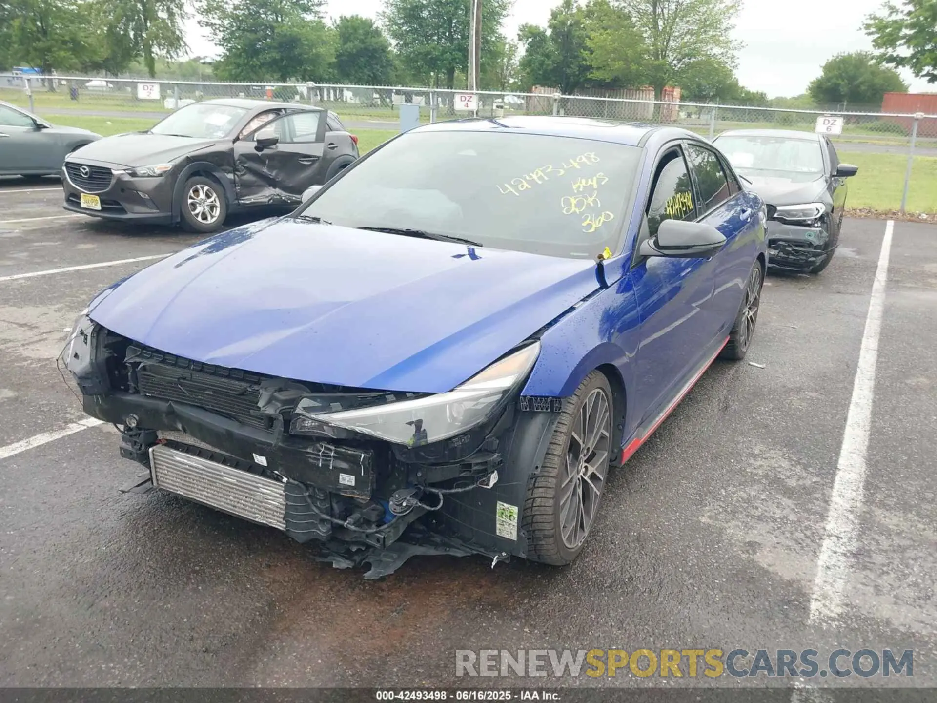 2 Photograph of a damaged car KMHLW4AK7PU014012 HYUNDAI ELANTRA N 2023