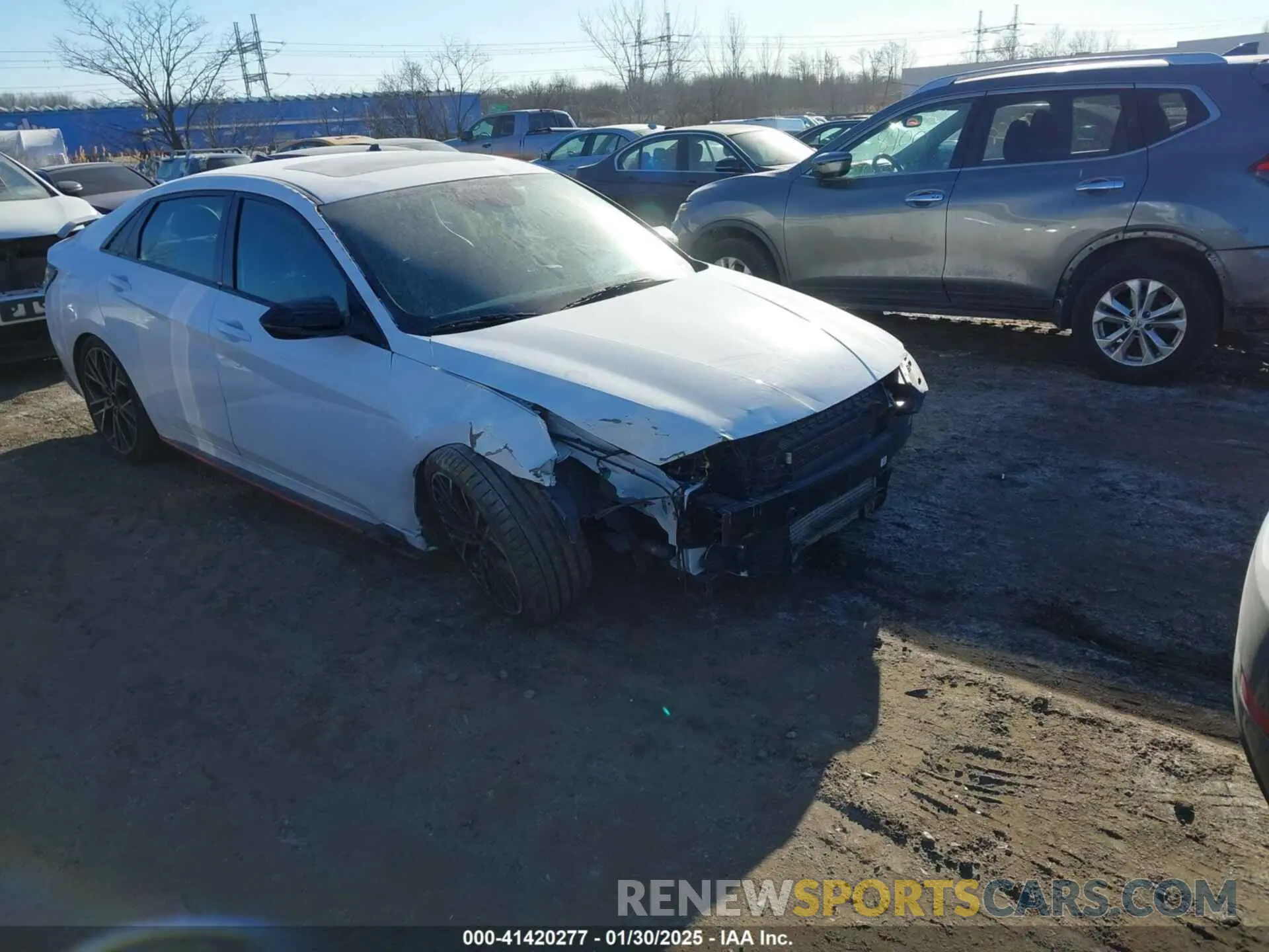 1 Photograph of a damaged car KMHLW4AK9PU016456 HYUNDAI ELANTRA N 2023