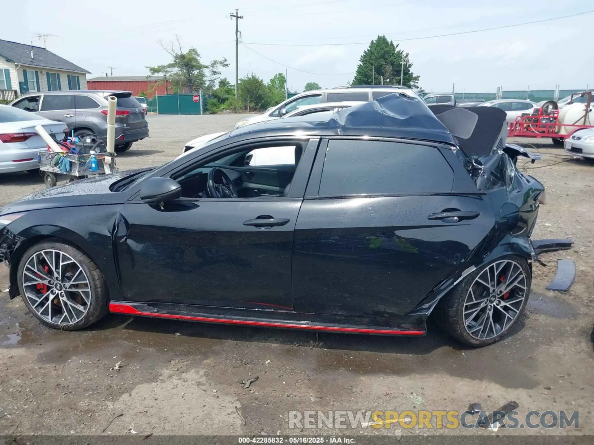 14 Photograph of a damaged car KMHLW4AKXPU010861 HYUNDAI ELANTRA N 2023