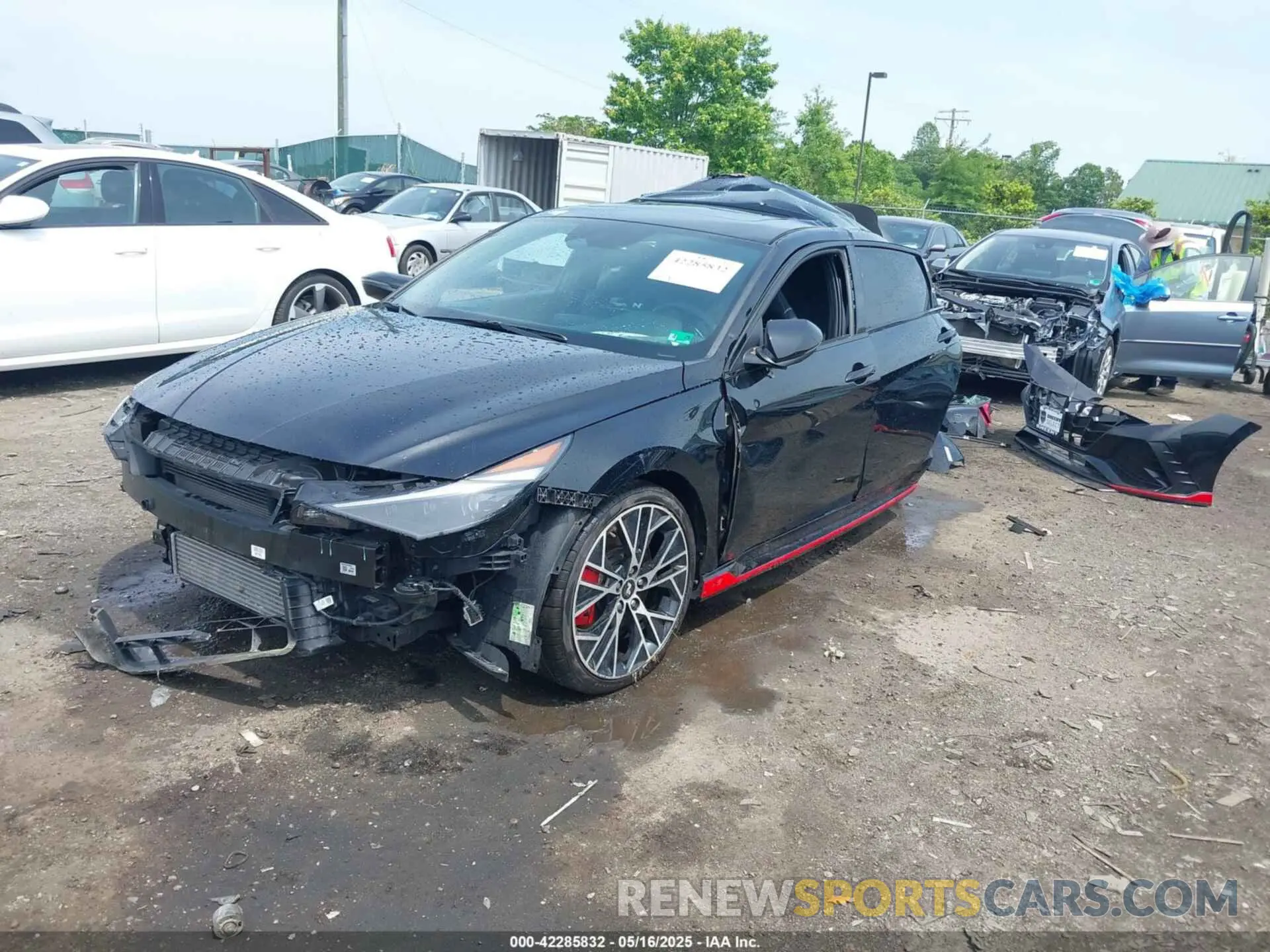 2 Photograph of a damaged car KMHLW4AKXPU010861 HYUNDAI ELANTRA N 2023