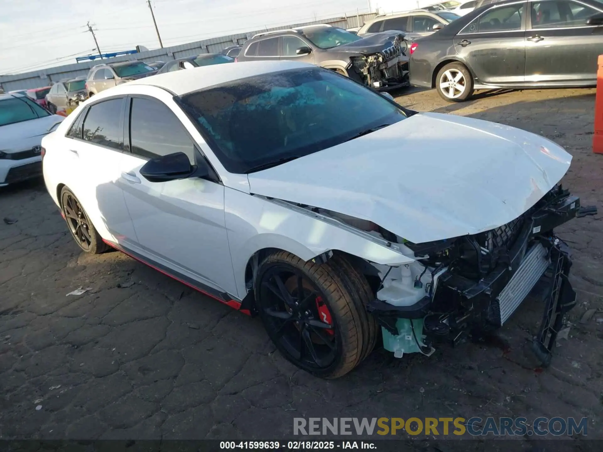 1 Photograph of a damaged car KMHLW4DK4RU022468 HYUNDAI ELANTRA N 2024