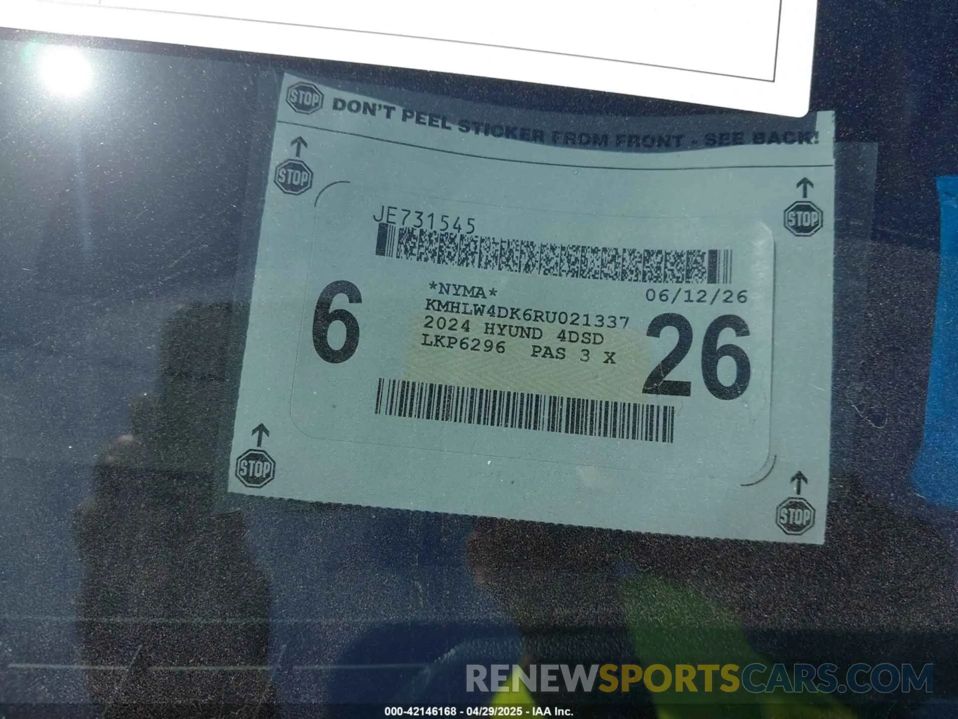 18 Photograph of a damaged car KMHLW4DK6RU021337 HYUNDAI ELANTRA N 2024