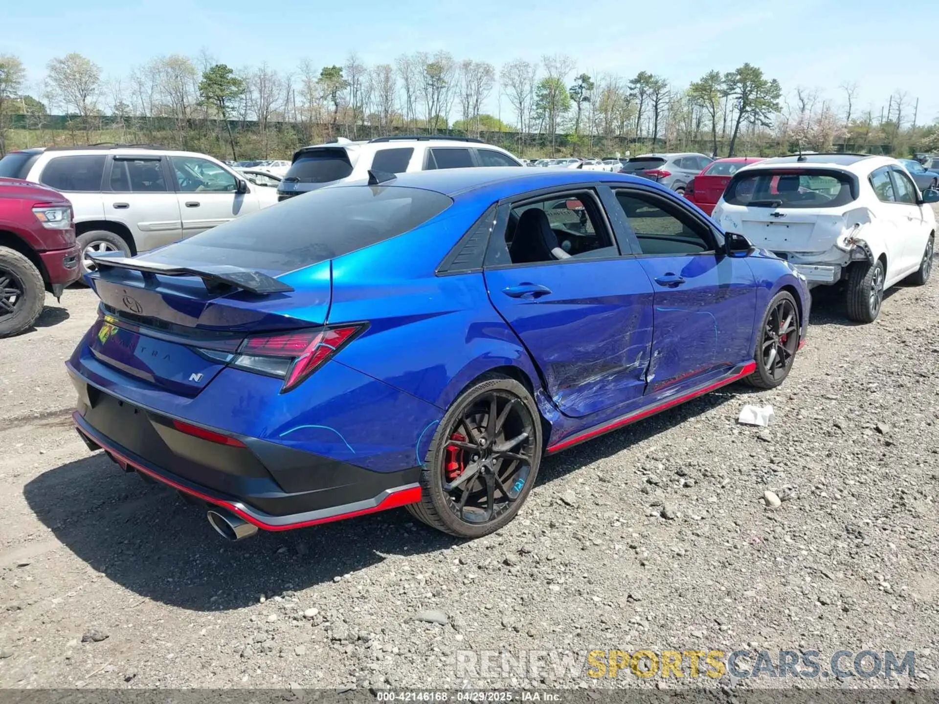 4 Photograph of a damaged car KMHLW4DK6RU021337 HYUNDAI ELANTRA N 2024