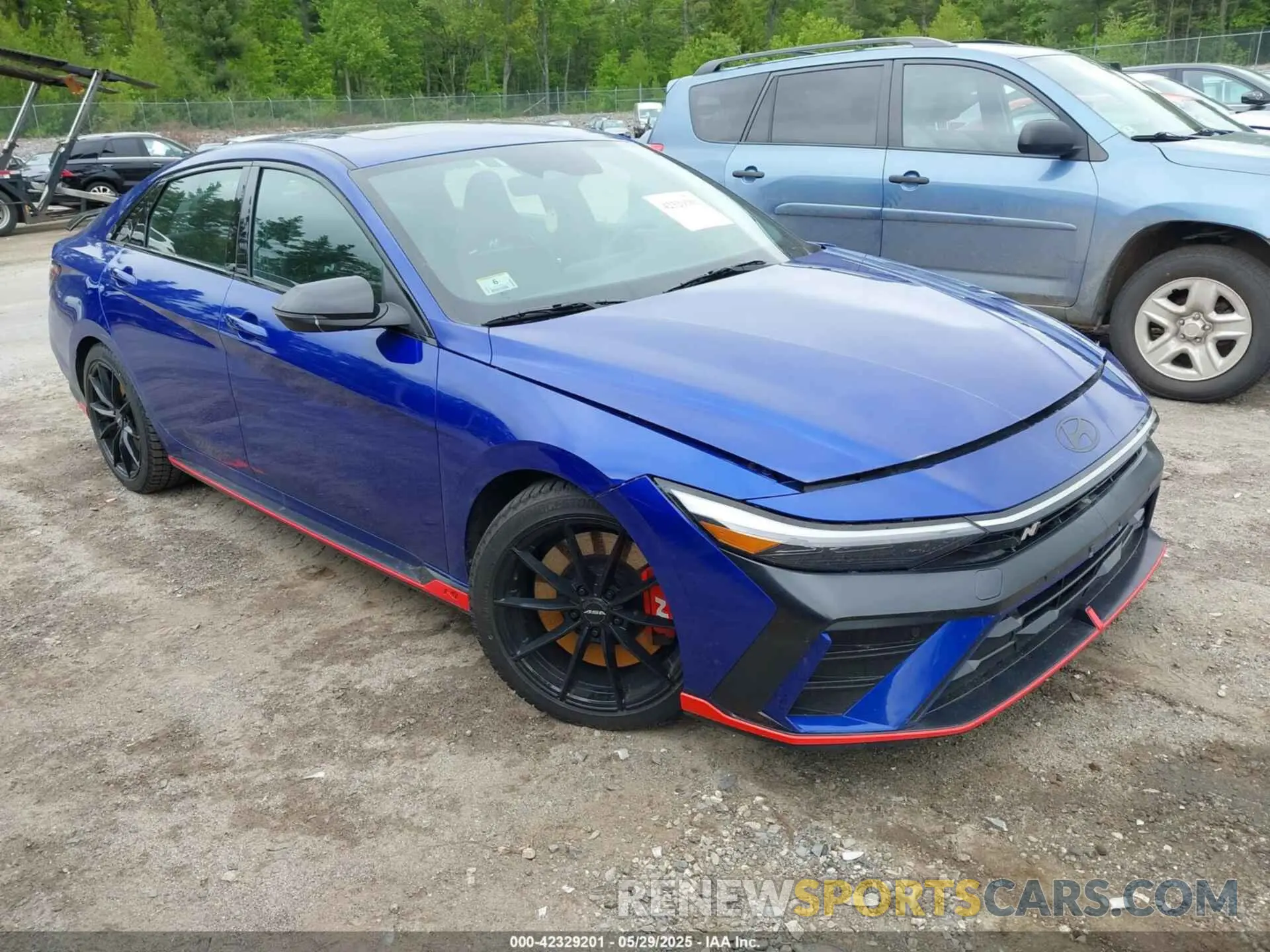 1 Photograph of a damaged car KMHLW4DK8RU021341 HYUNDAI ELANTRA N 2024