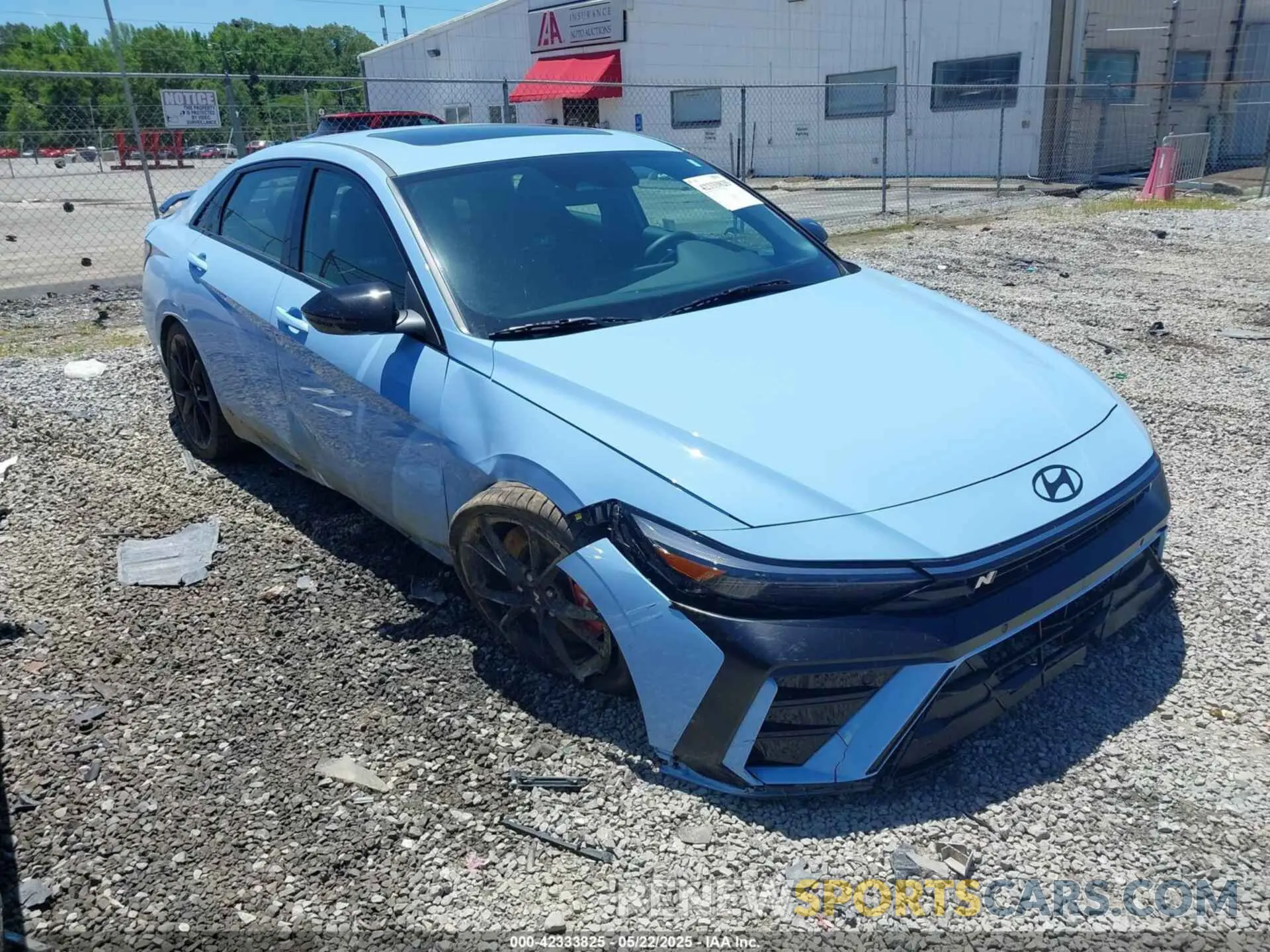 1 Photograph of a damaged car KMHLW4DK2SU024872 HYUNDAI ELANTRA N 2025