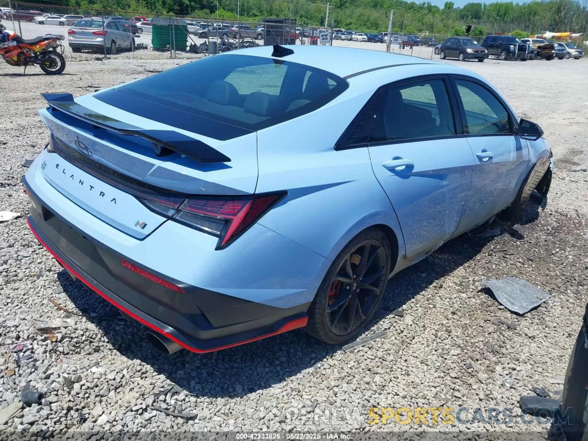4 Photograph of a damaged car KMHLW4DK2SU024872 HYUNDAI ELANTRA N 2025