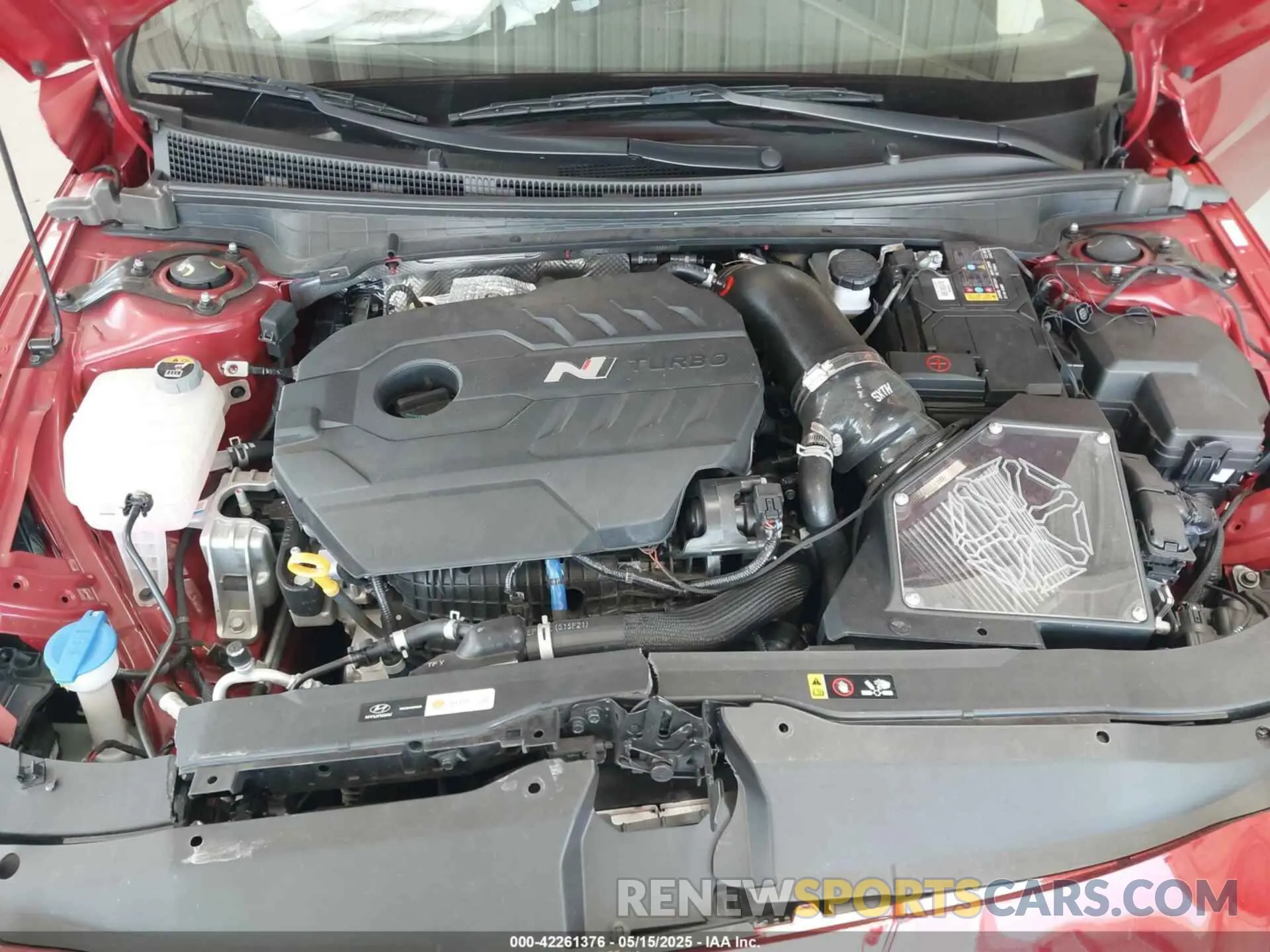 10 Photograph of a damaged car KMHLW4DK3SU023634 HYUNDAI ELANTRA N 2025