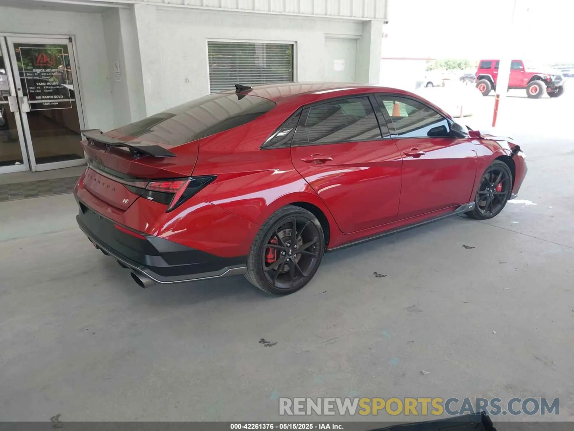 4 Photograph of a damaged car KMHLW4DK3SU023634 HYUNDAI ELANTRA N 2025