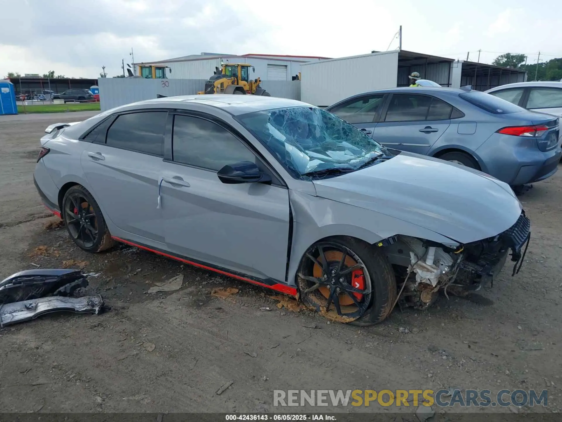 1 Photograph of a damaged car KMHLW4DK8SU030739 HYUNDAI ELANTRA N 2025