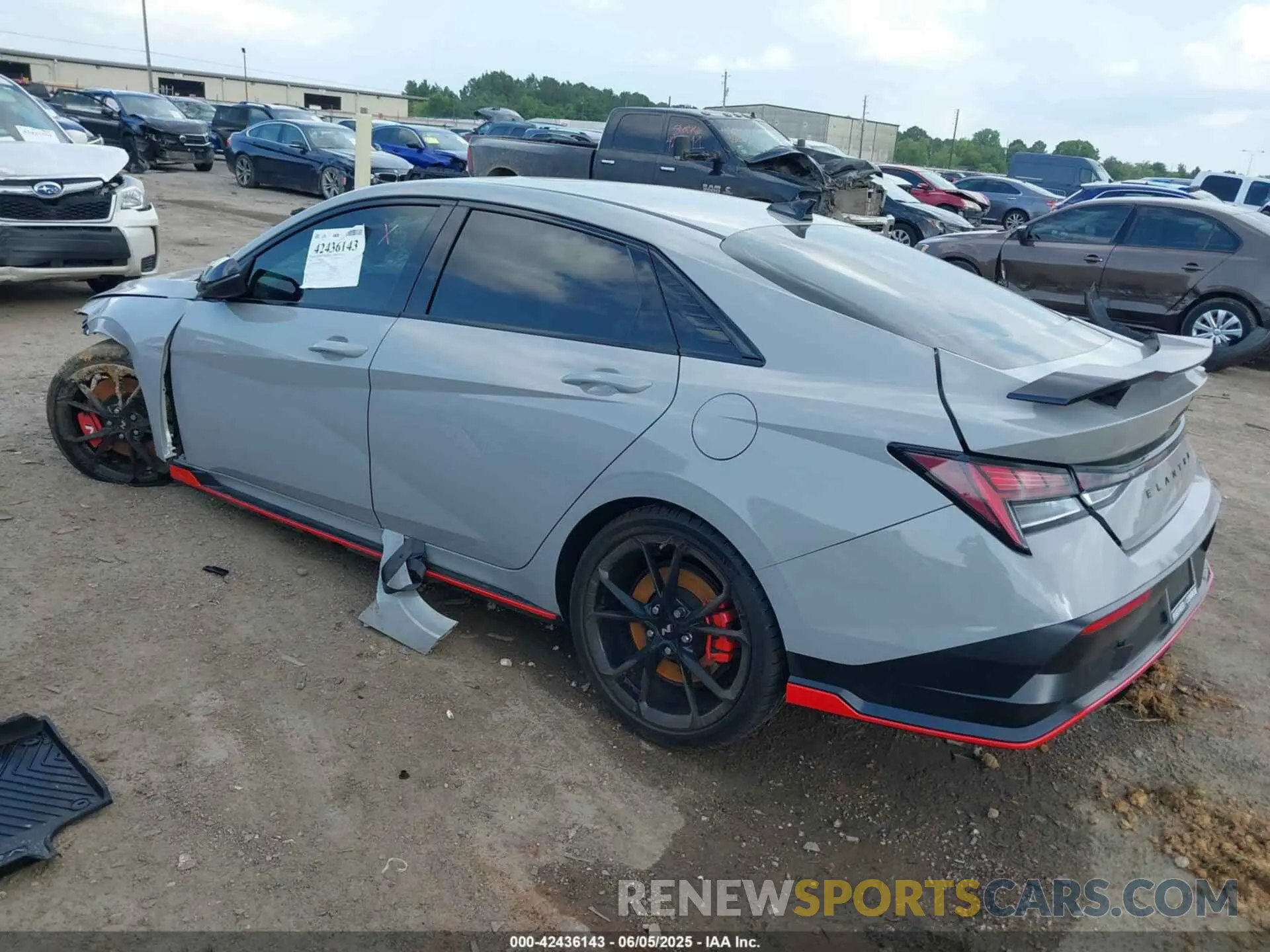 3 Photograph of a damaged car KMHLW4DK8SU030739 HYUNDAI ELANTRA N 2025
